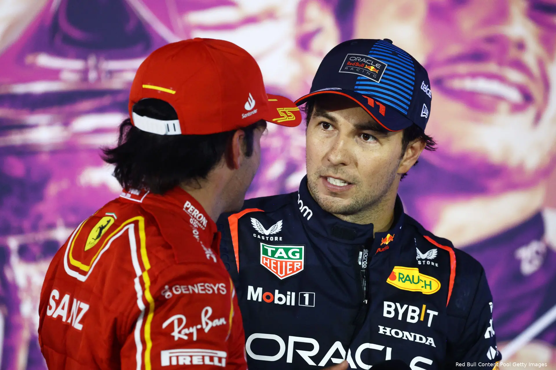 carlos sainz sergio perez bahrein gp 2024