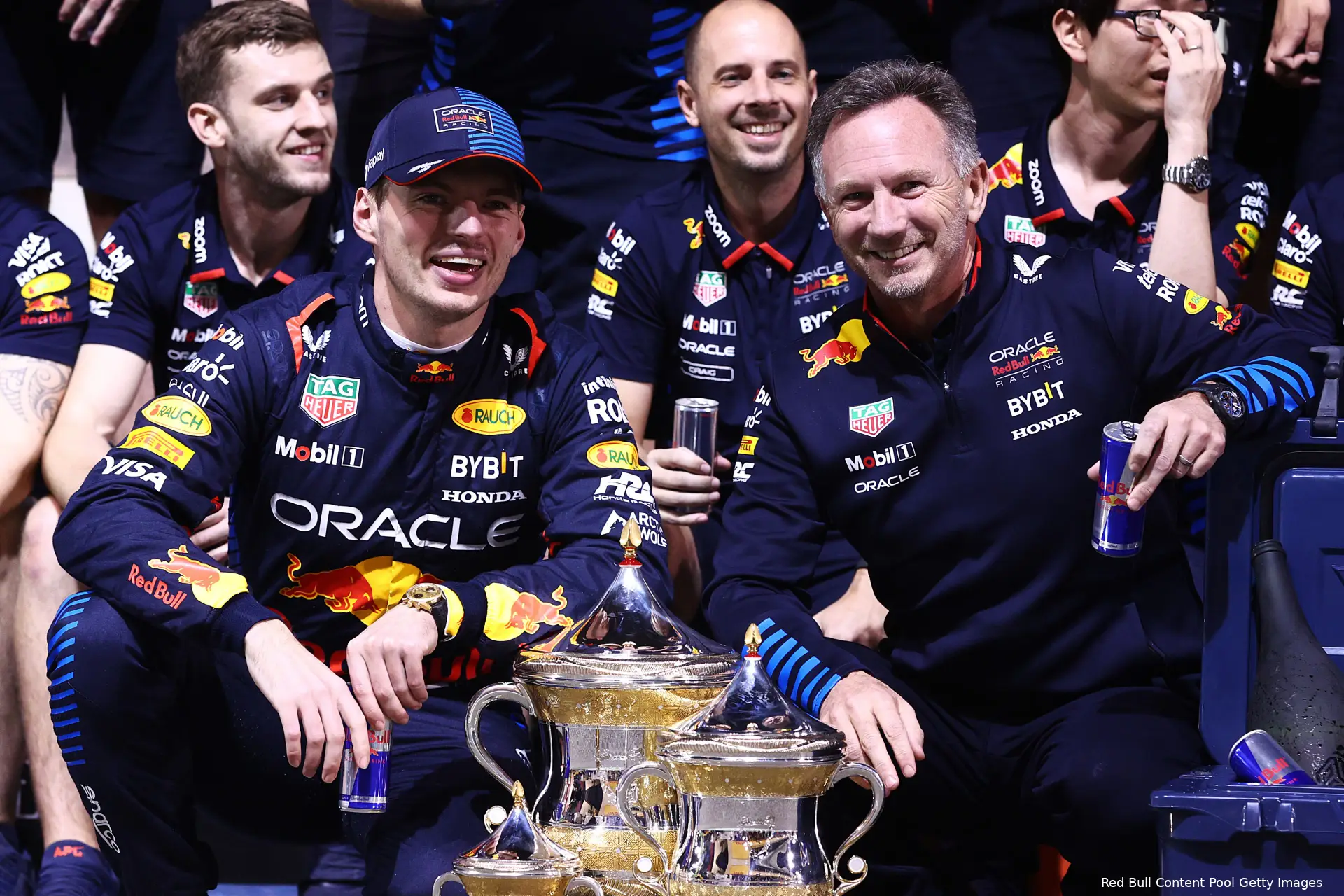 christian horner max verstappen red bull bahrein gp 2024