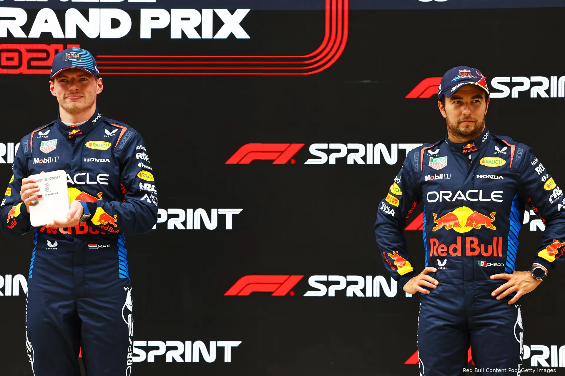 max verstappen sergio perez china 2024 sprint 4