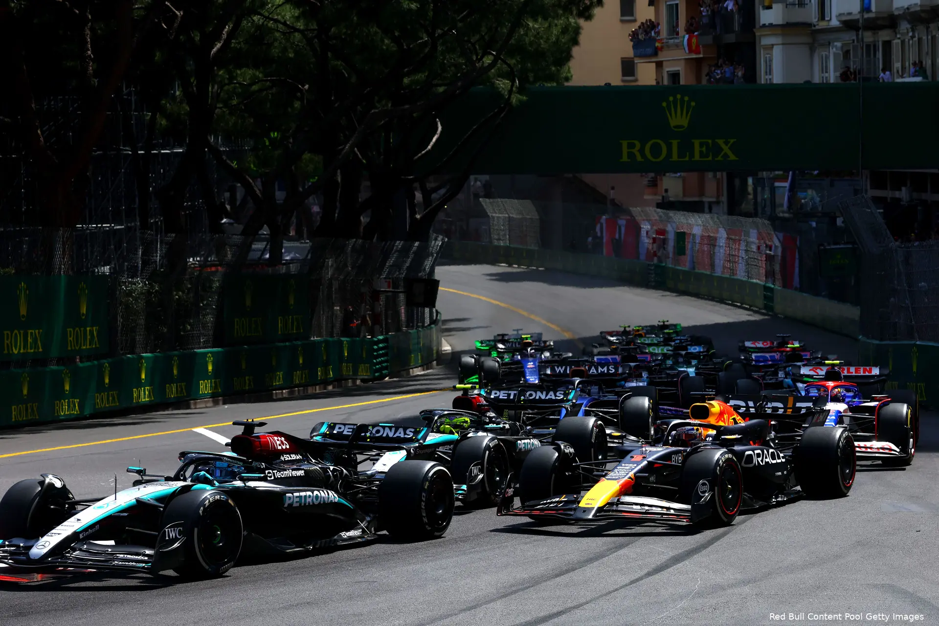 max verstappen lewis hamilton red bull racing crash monaco 1