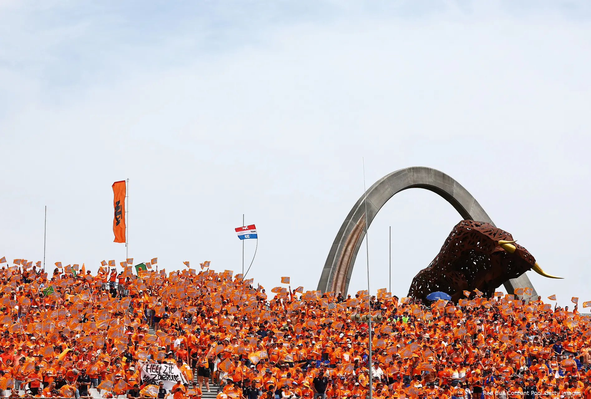 orange army max verstappen red bull racing oostenrijk zondag 2024