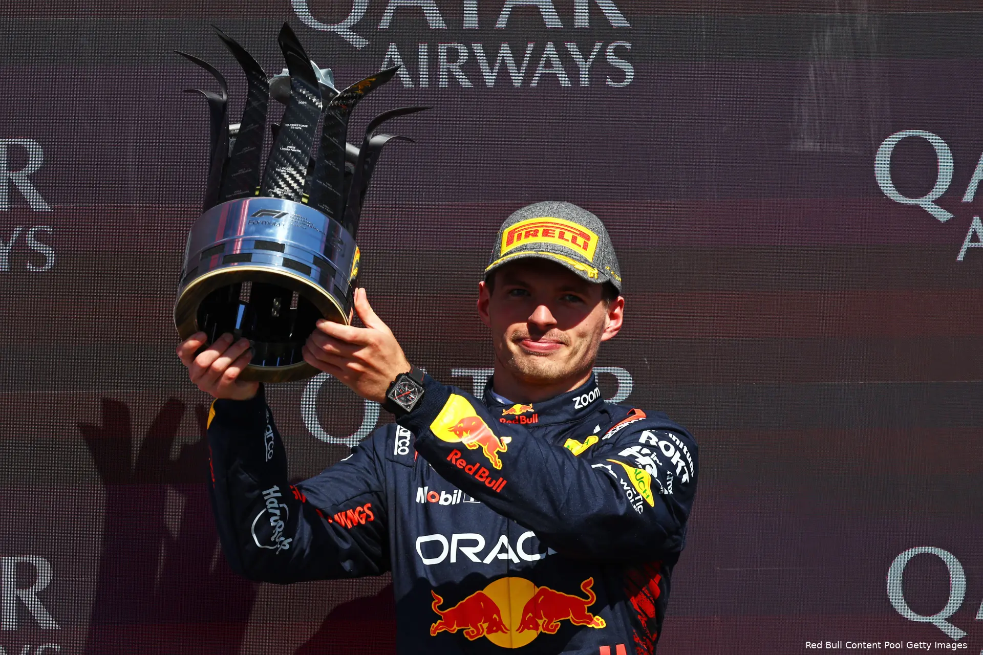 max verstappen silverstone groot brittannie engeland beker