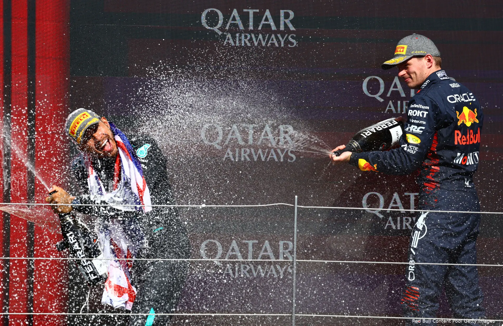 max verstappen silverstone groot brittannie engeland lewis hamilton podium