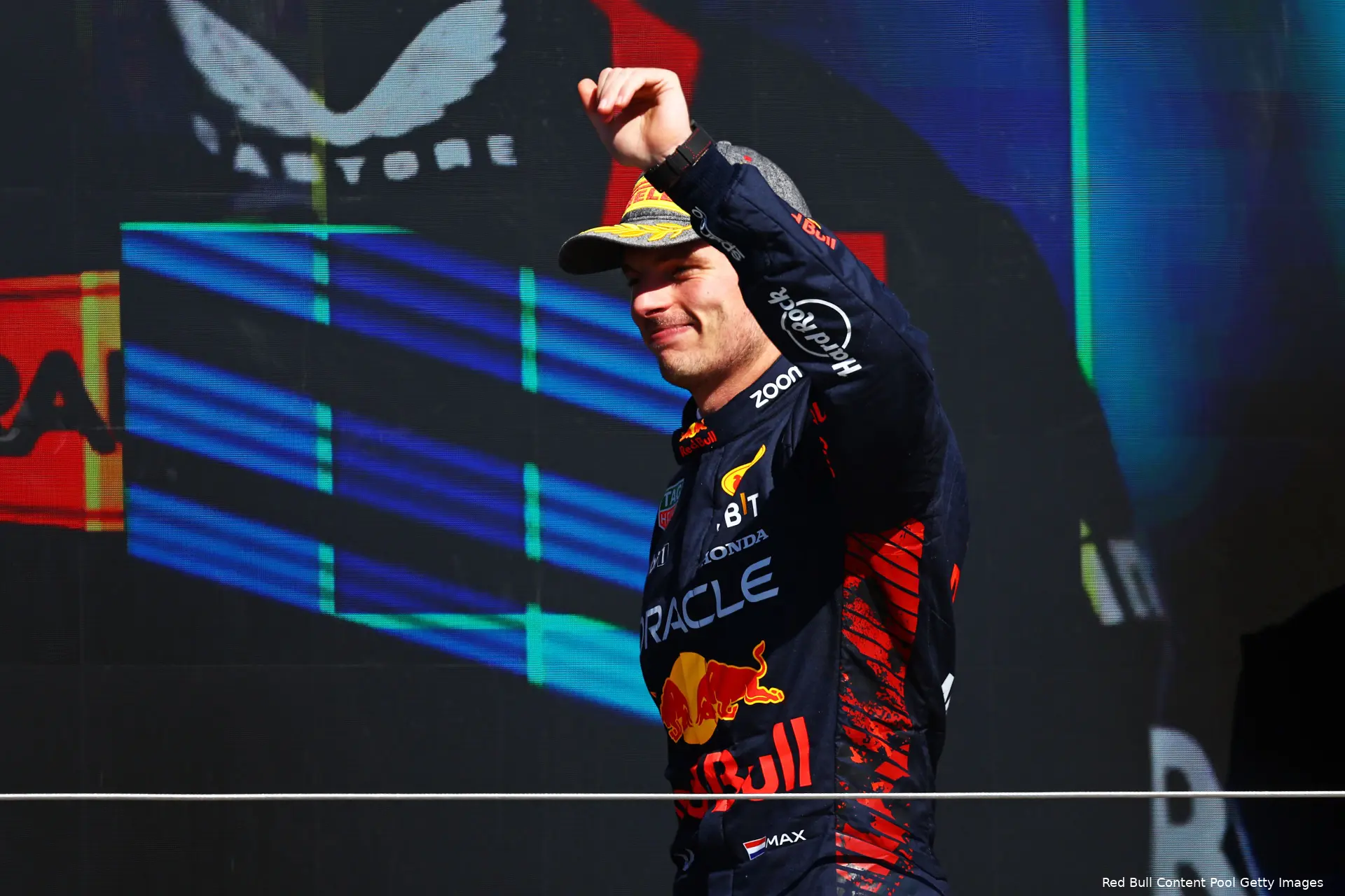 max verstappen silverstone groot brittannie engeland podium