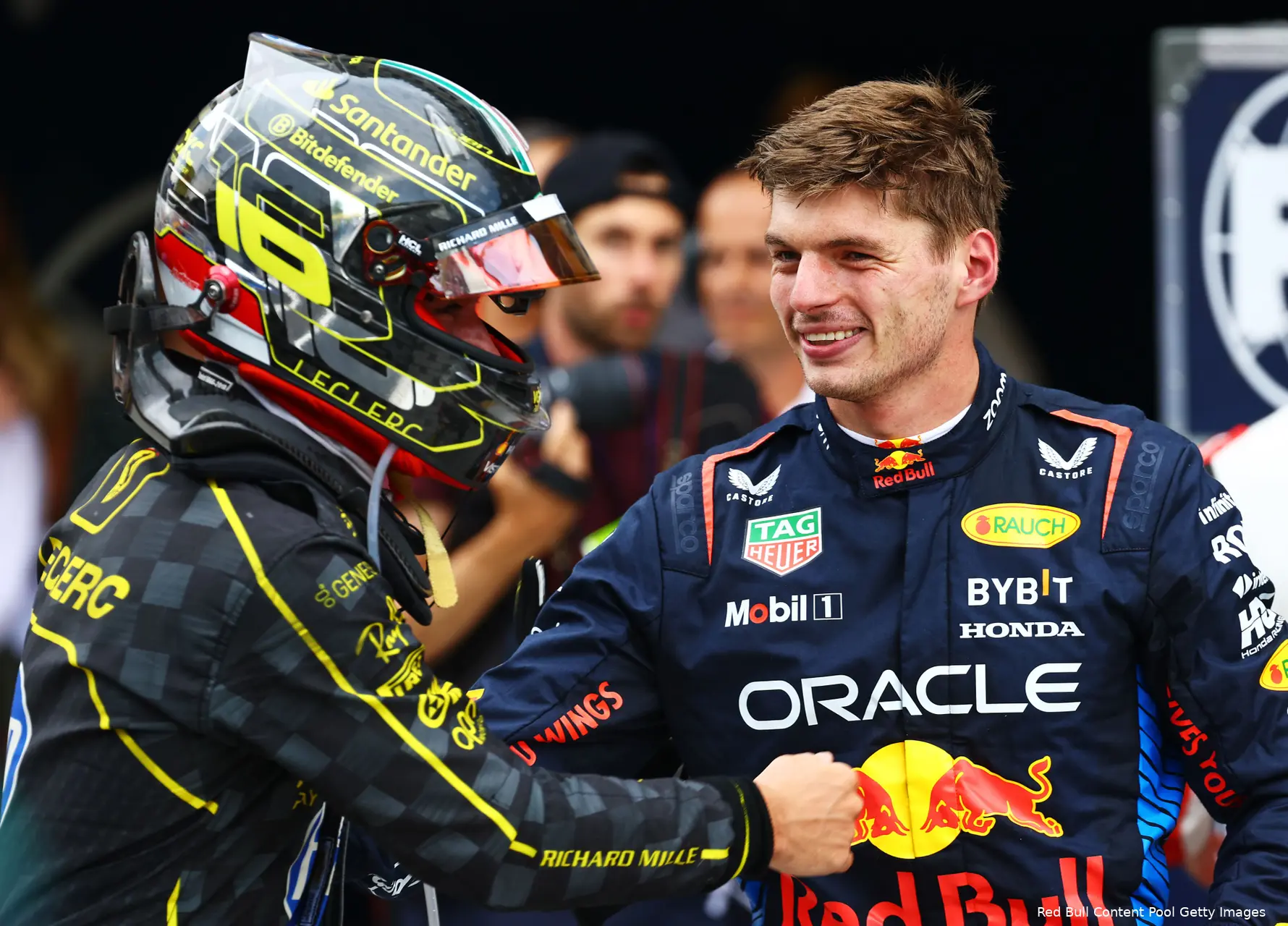 charles leclerc ferrari max verstappen red bull racing gp italie zondag 2024