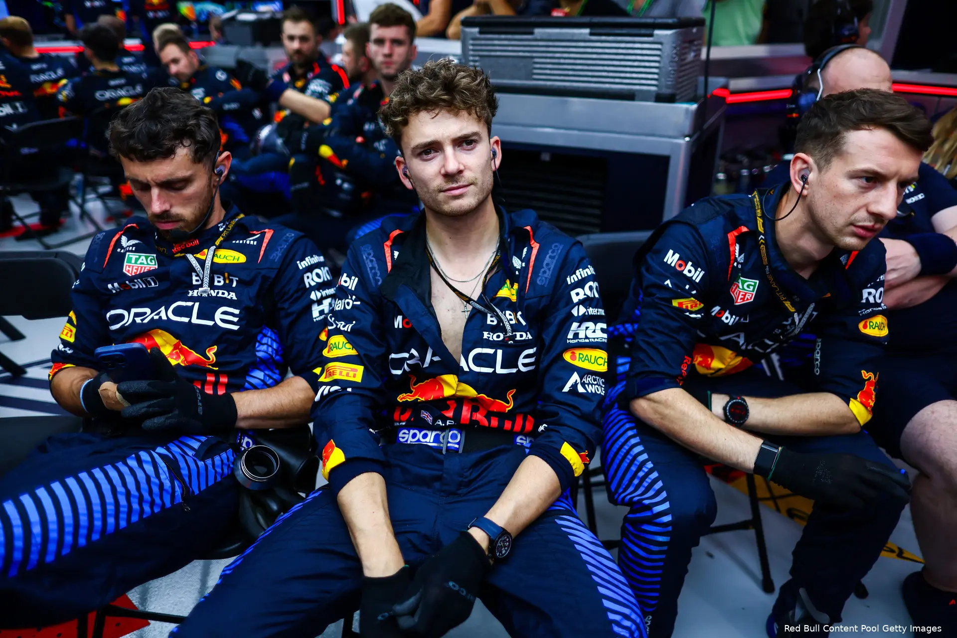 red bull racing monteurs singapore gp zondag 2024