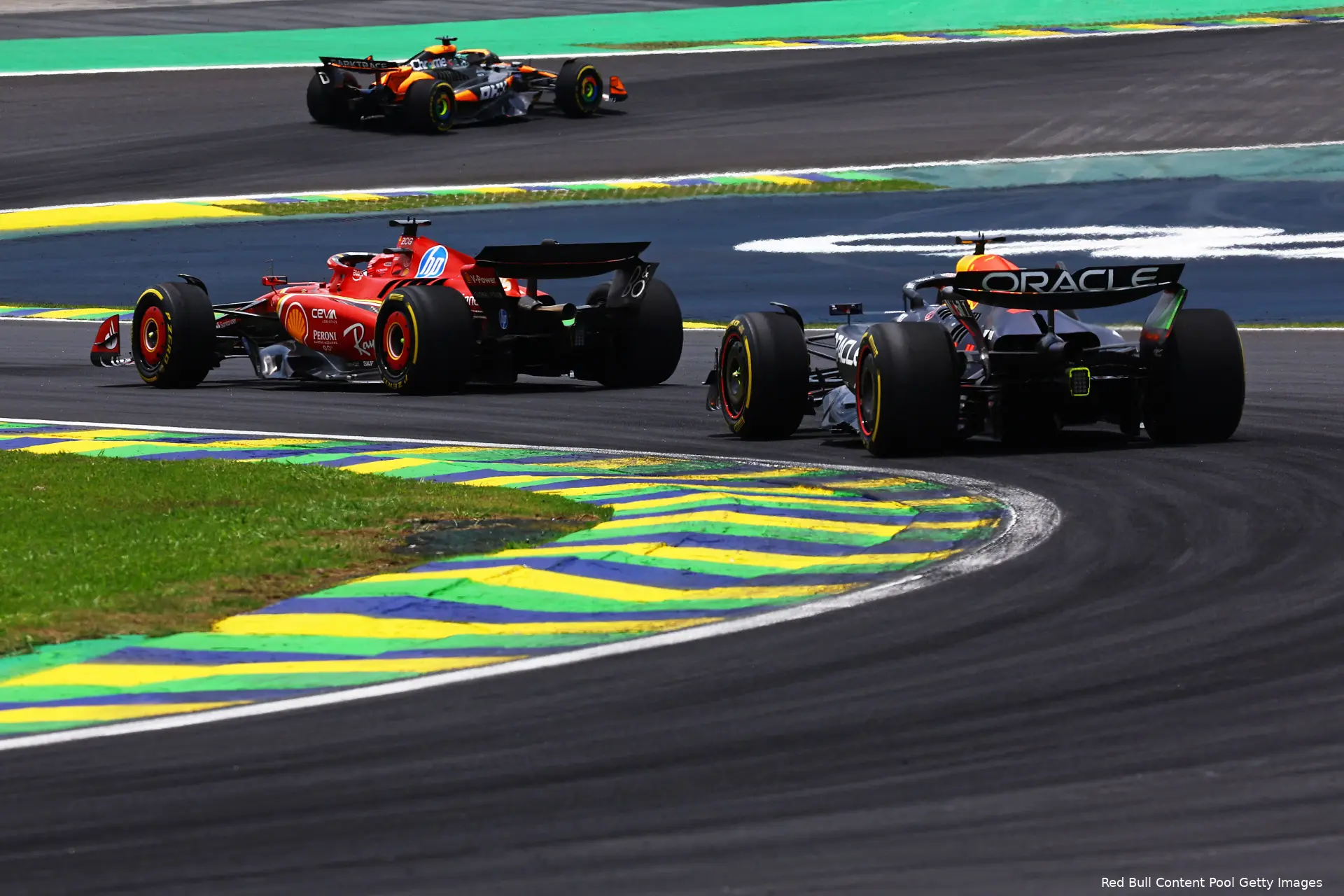 max verstappen red bull lando norris mclaren ferrari charles leclerc racing gp sao paulo zaterdag 2024
