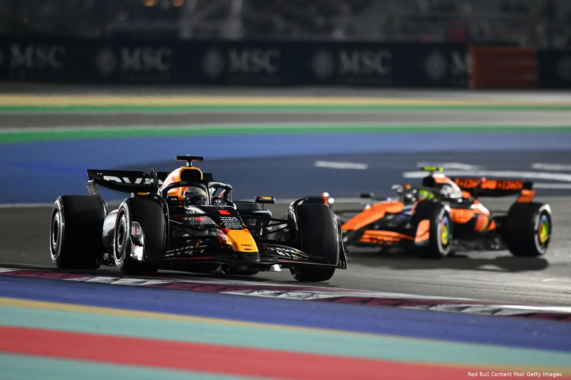 max verstappen lando norris qatar rb20 12