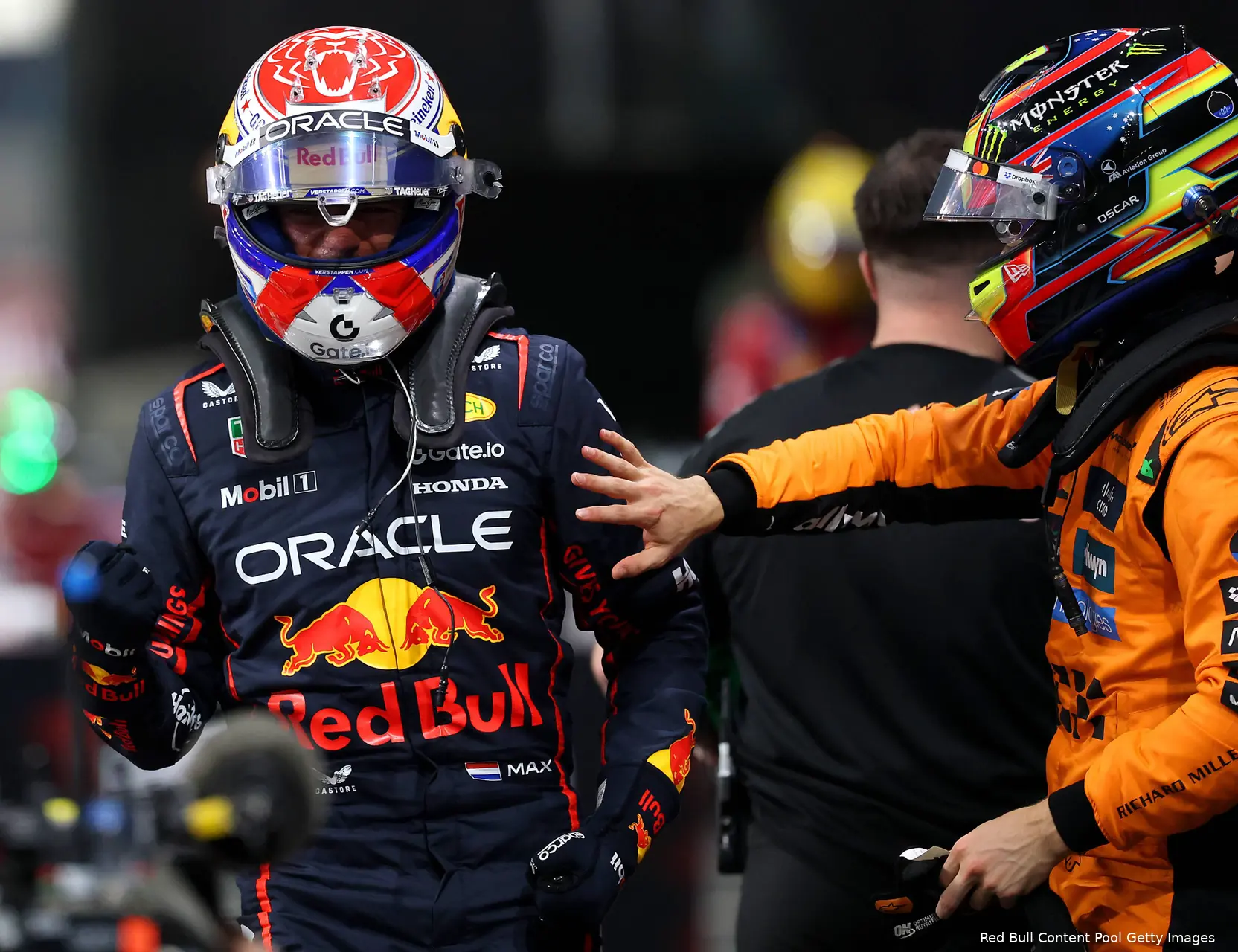 red bull racing max verstappen mclaren oscar piastri gp saoedi arabie 2025 zaterdag 2