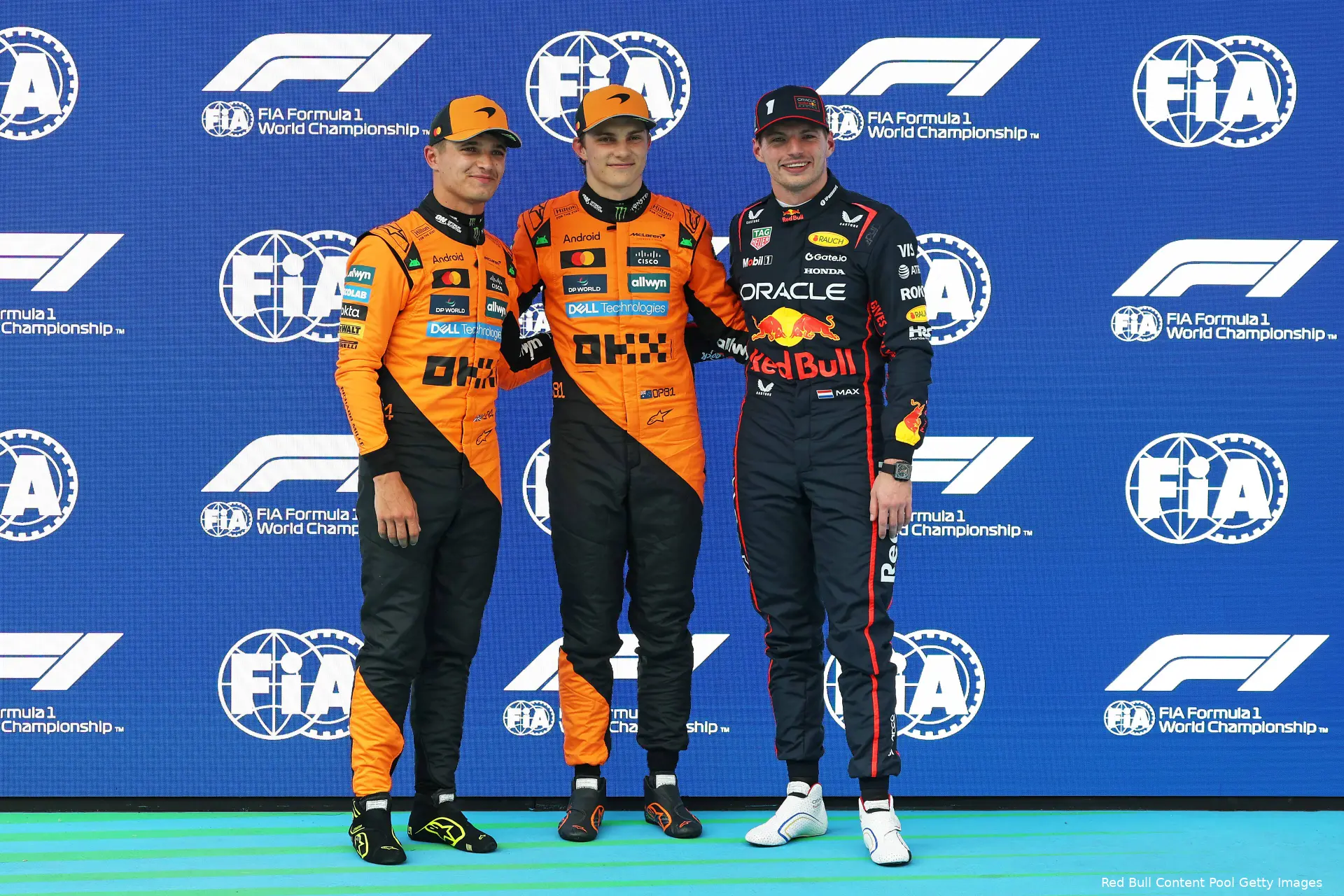 max verstappen red bull racing gp spanje 2025 zaterdag kwalificatie mclaren lando norris oscar piastri 5