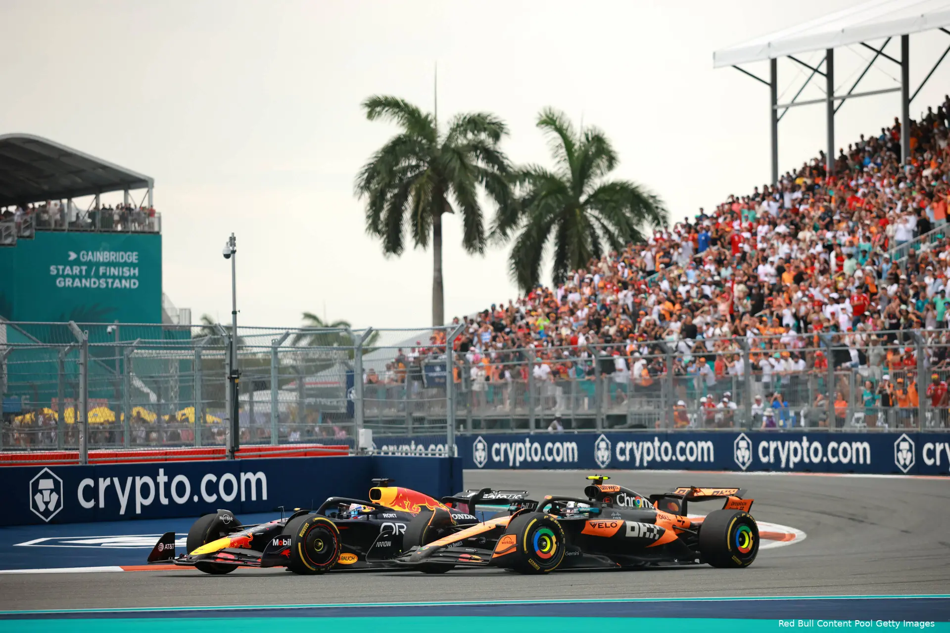 red bull racing max verstappen mclaren lando norris gp miami 2025 zondag