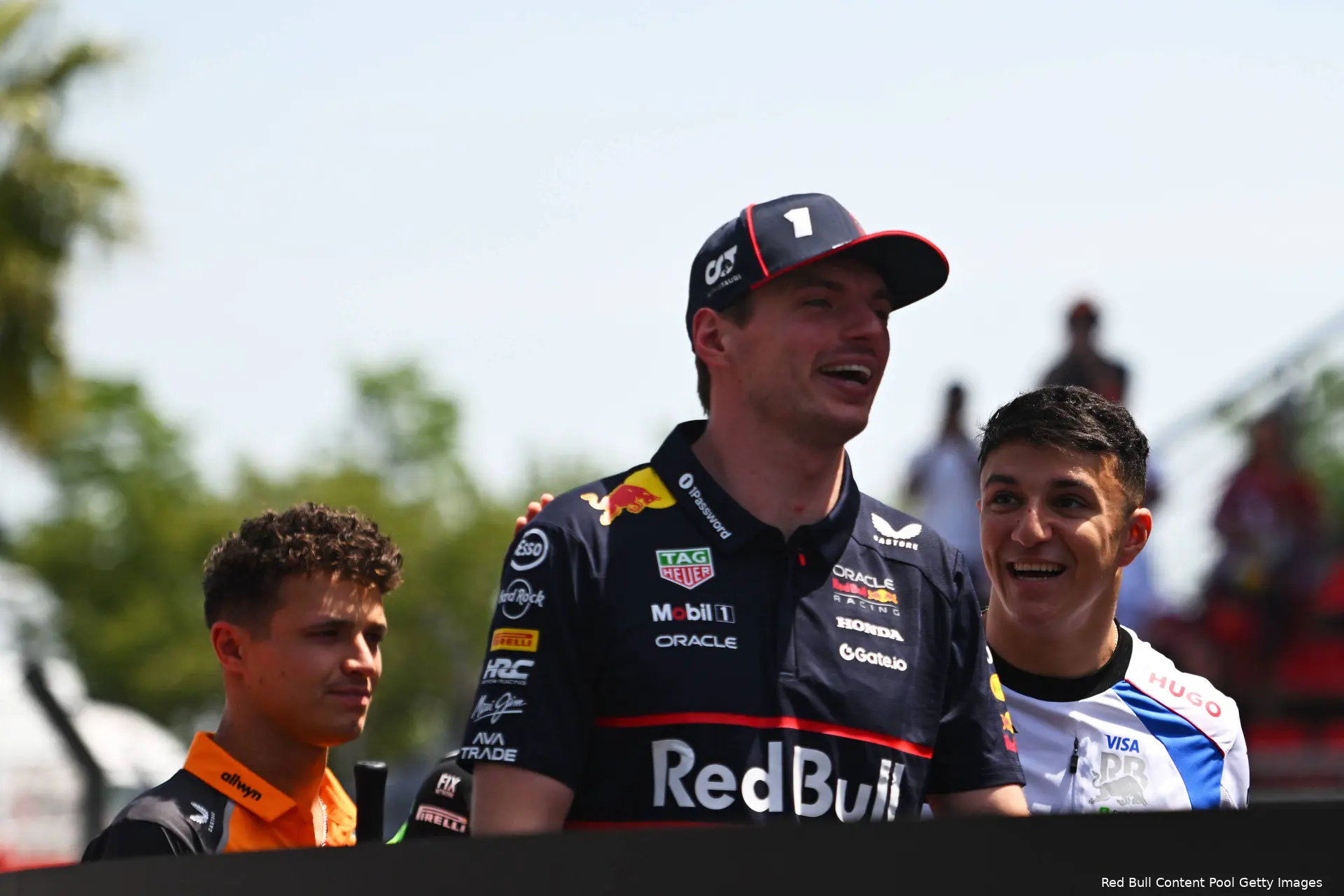 isack hadjar visa cash app racing bulls gp spanje 2025 zondag max verstappen red bull racing lando norris mclaren
