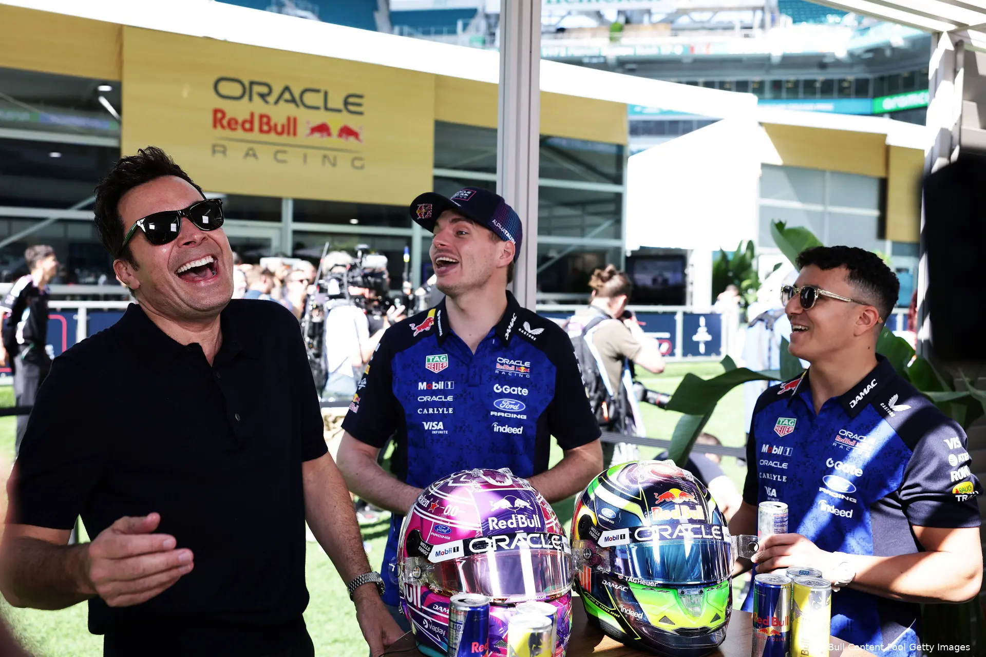 max-verstappen-isack-hadjar-red-bull-racing-gp-miami-2026-vrijdag-jimmy-fallon-2