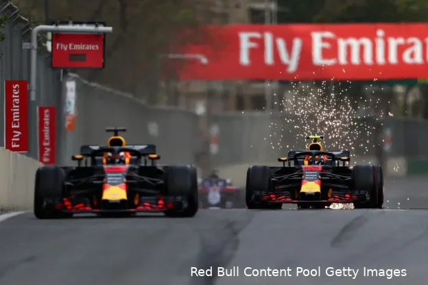 Baku Max Verstappen Daniel Ricciardo Red Bull