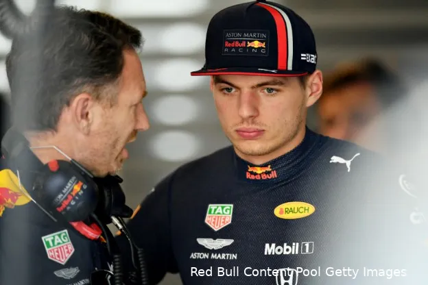 Verstappen boos Horner