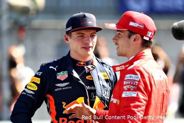 Verstappen gesprek Leclerc
