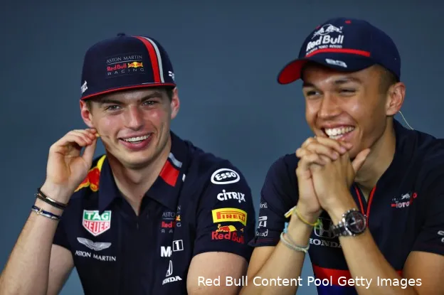 Verstappen Albon Red Bull 2019