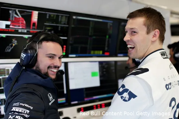 Daniil Kvyat alphatauri wintertest