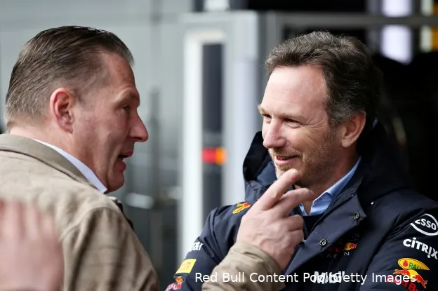 Jos Verstappen en Christian Horner