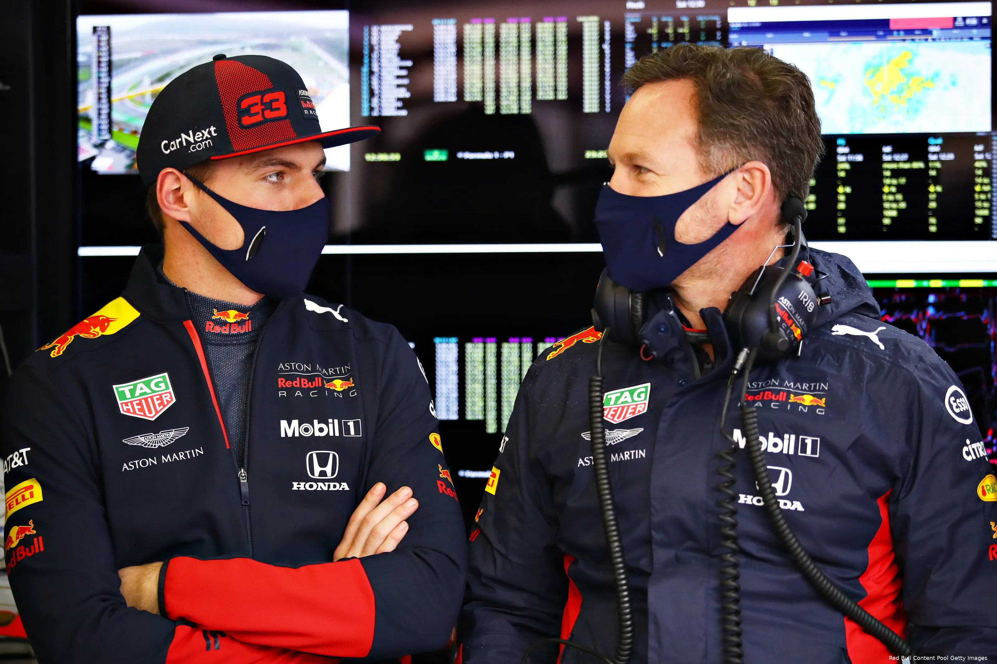 Verstappen Horner Turkije 2020