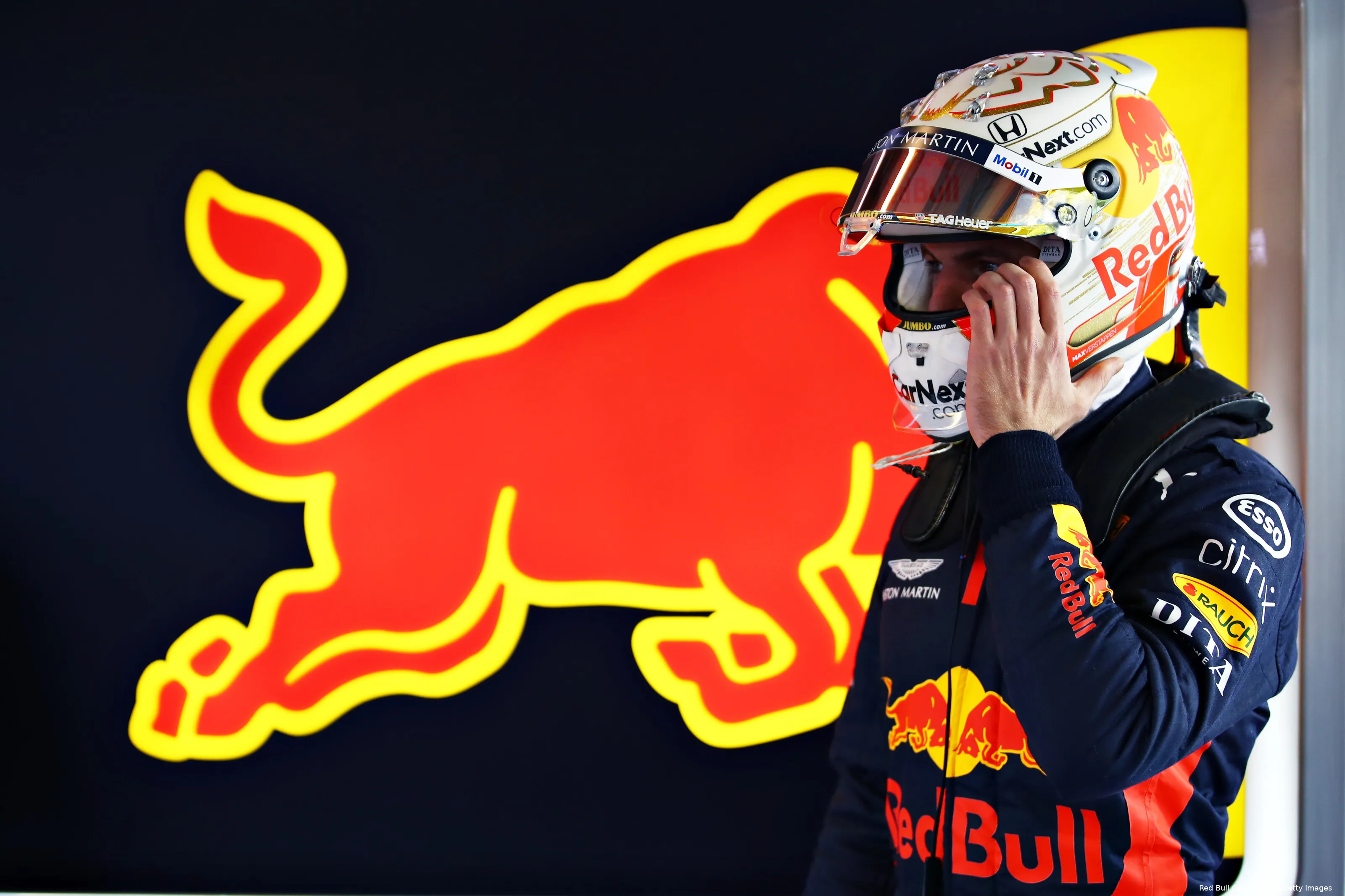 Verstappen helm Abu Dhabi 2020