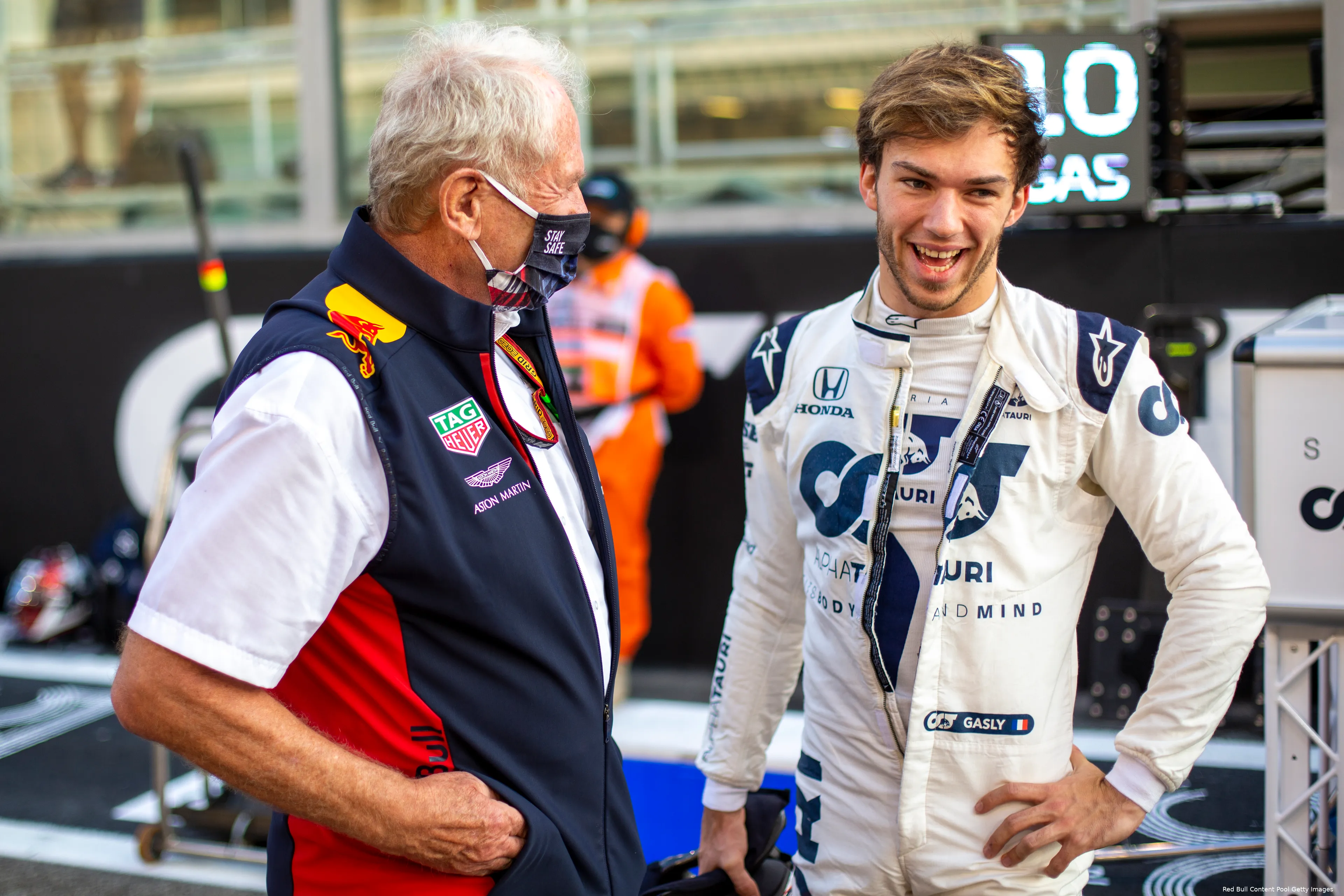 Helmut Marko Pierre Gasly AlphaTauri
