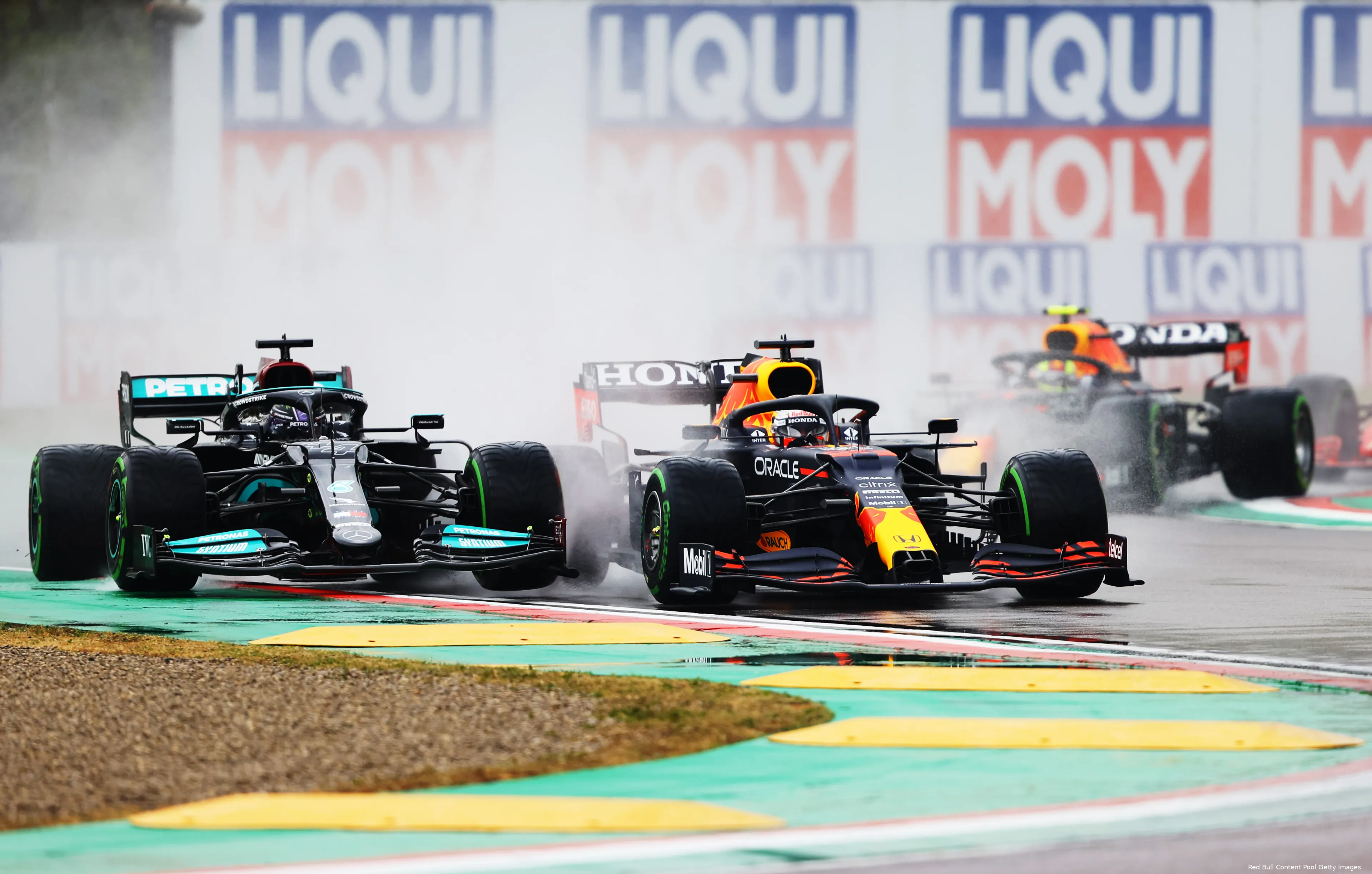 lewis hamilton max verstappen imola rb16b w12