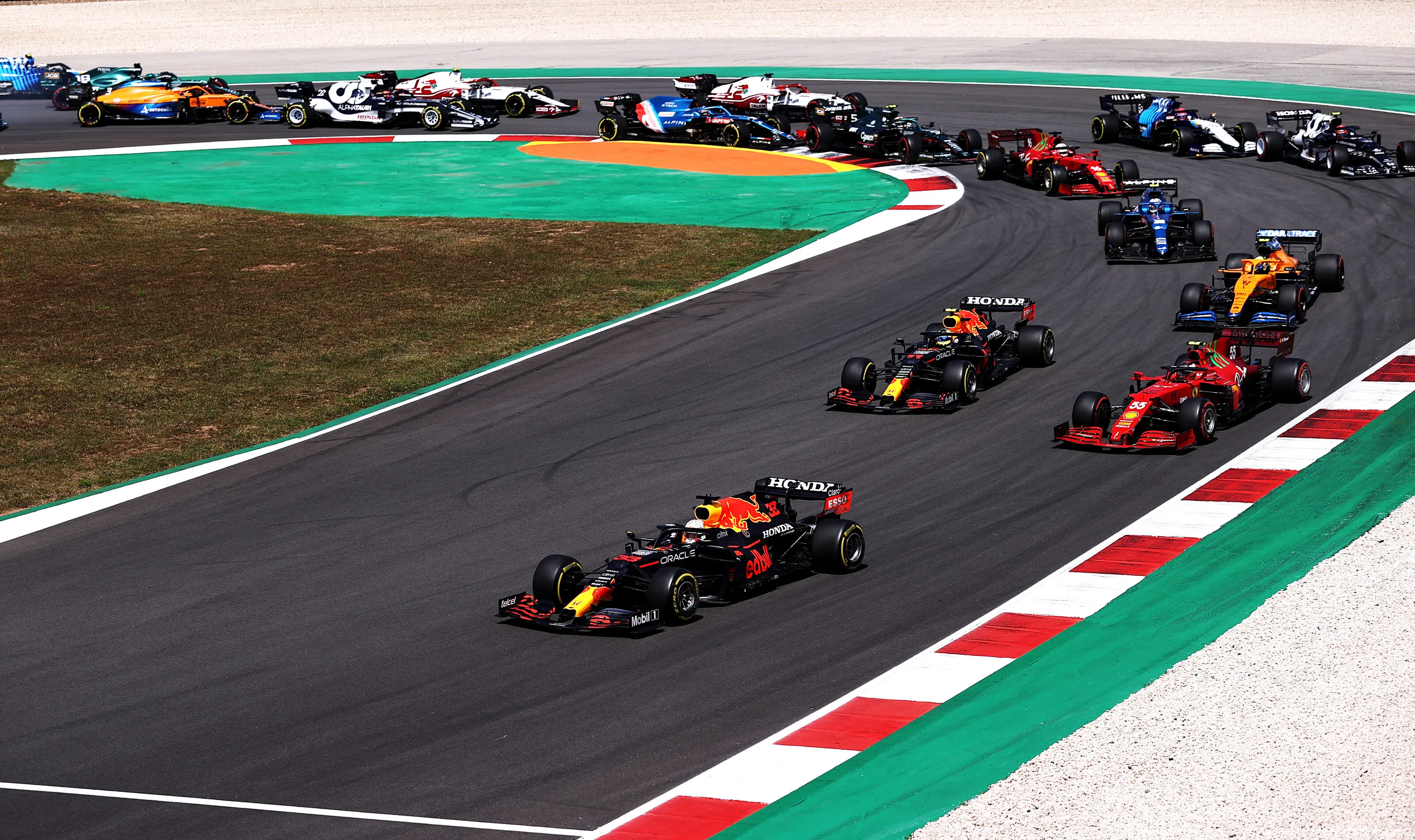 redbull verstappen portugal 55 start