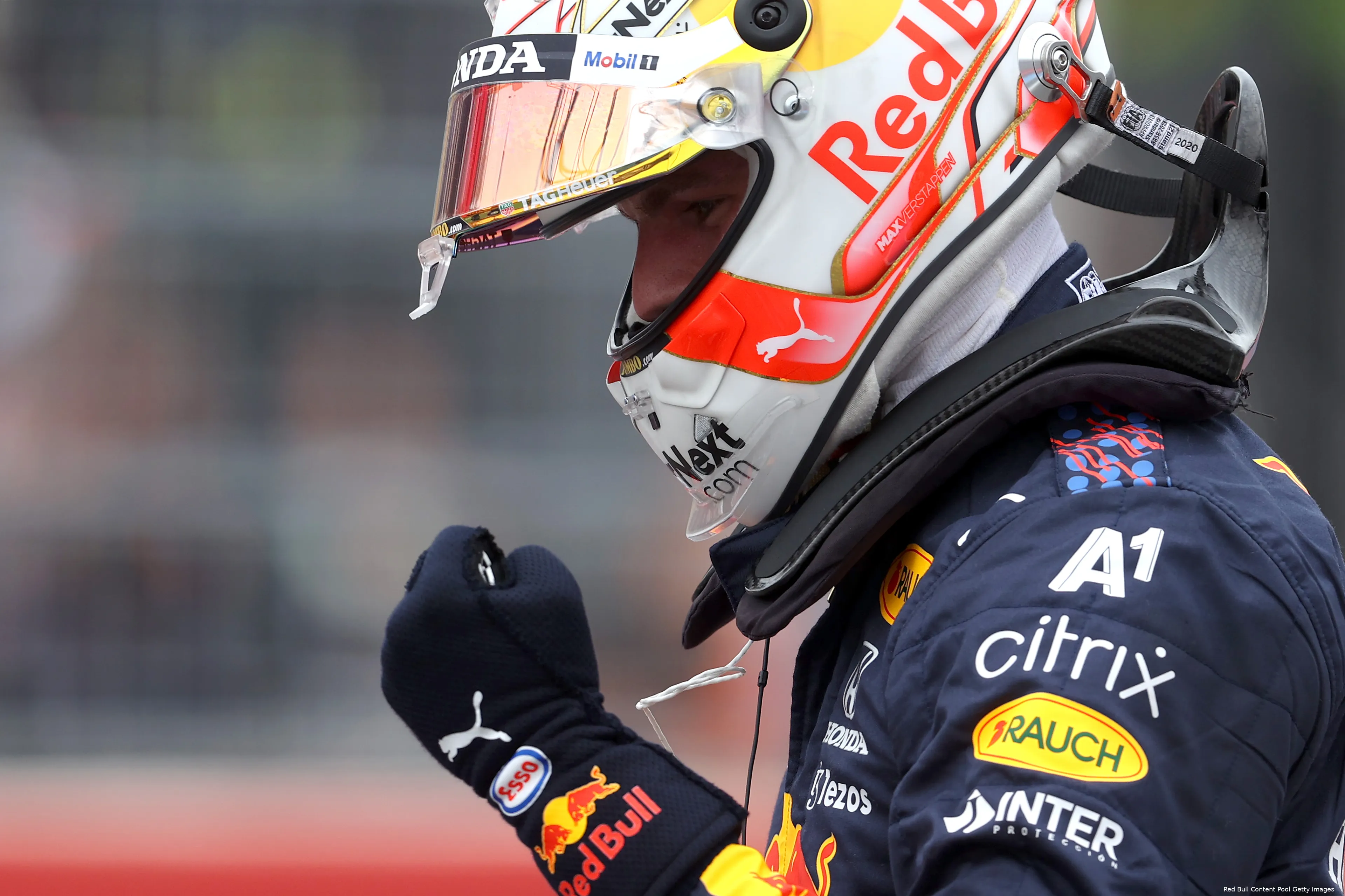 blij verstappen max vuist red bull