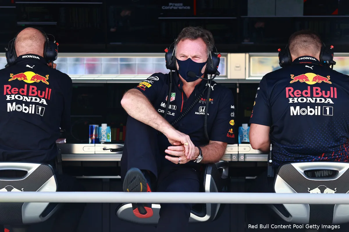 red bull hongarije 2021 horner pitstraat