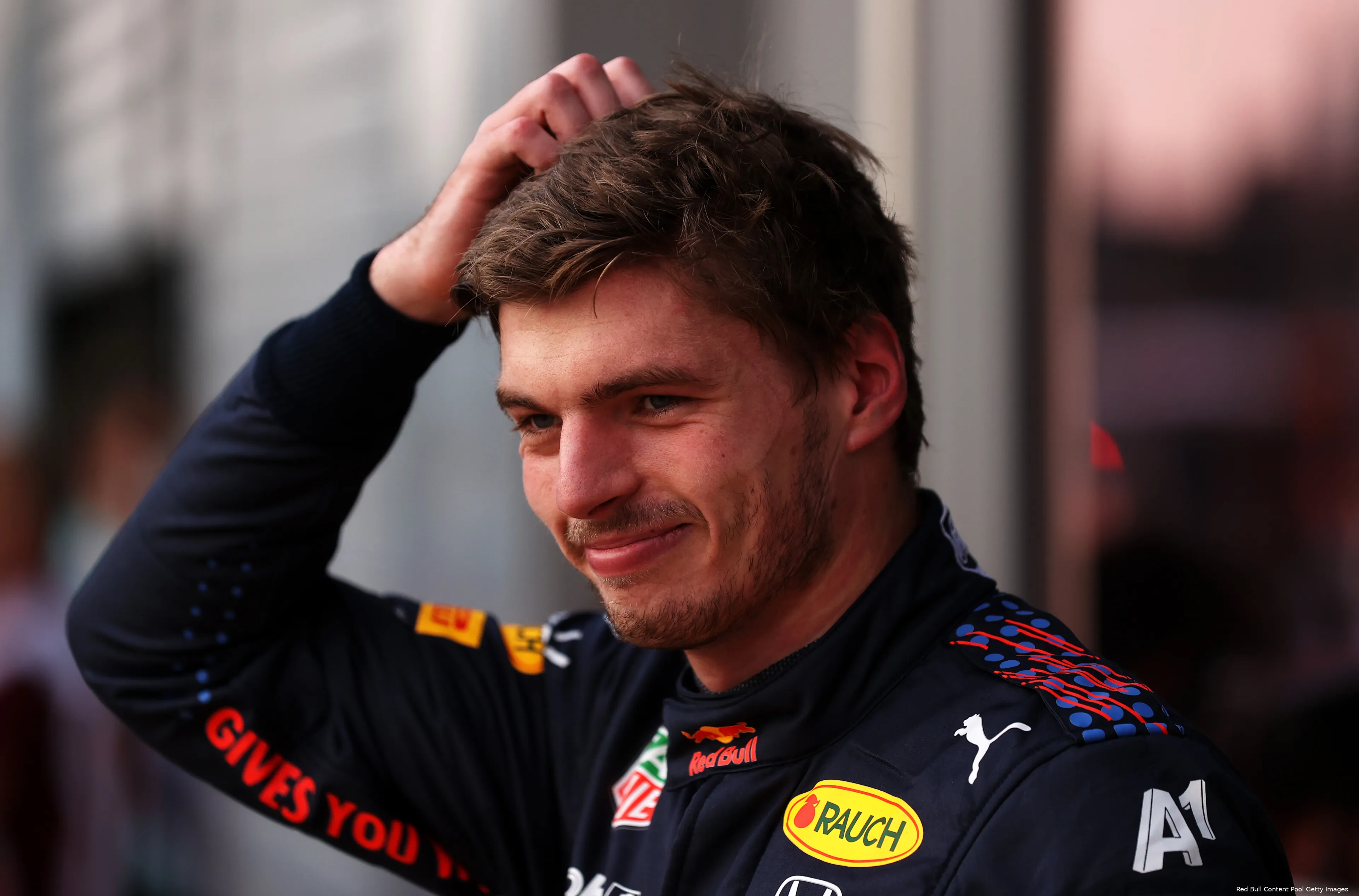 max verstappen monza italie lach