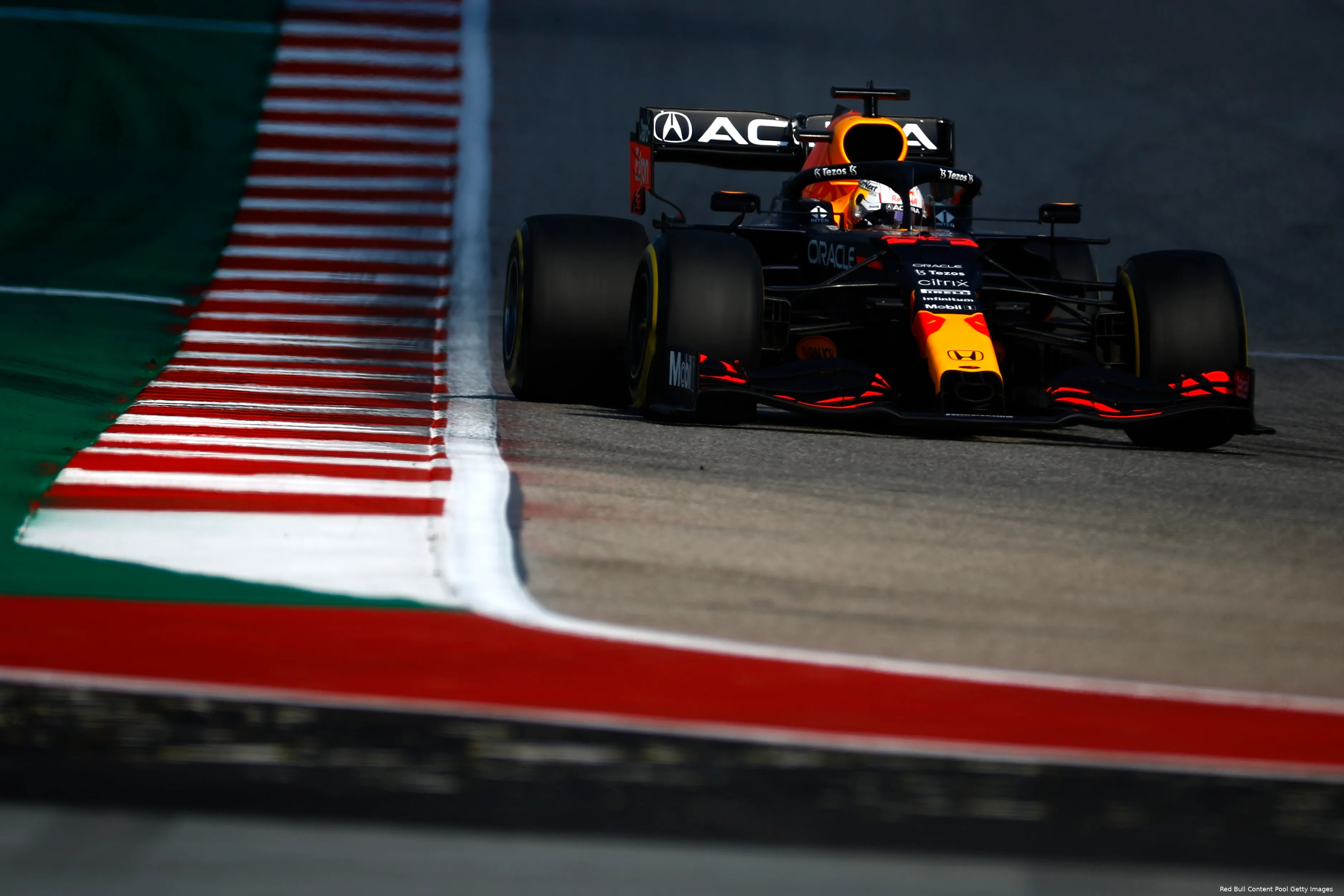 Verstappen rijdend VT2 Amerika 2021