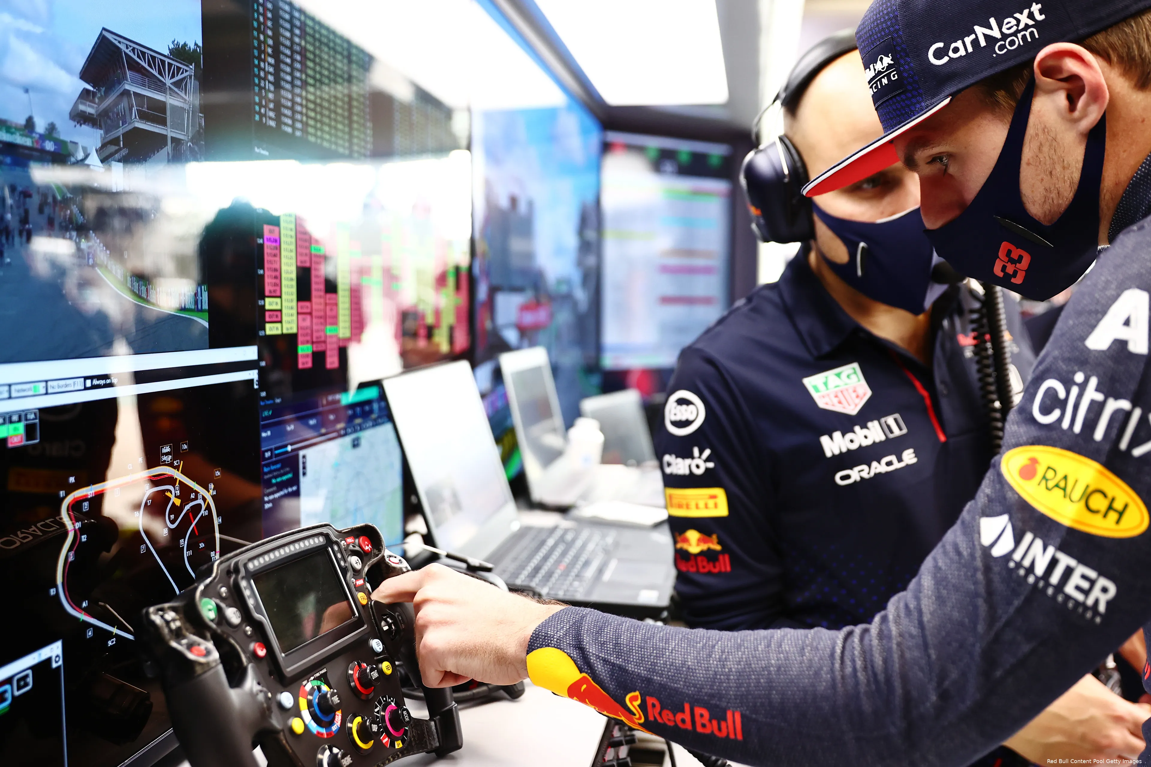 Max Verstappen Gianpiero Lambiase stuur