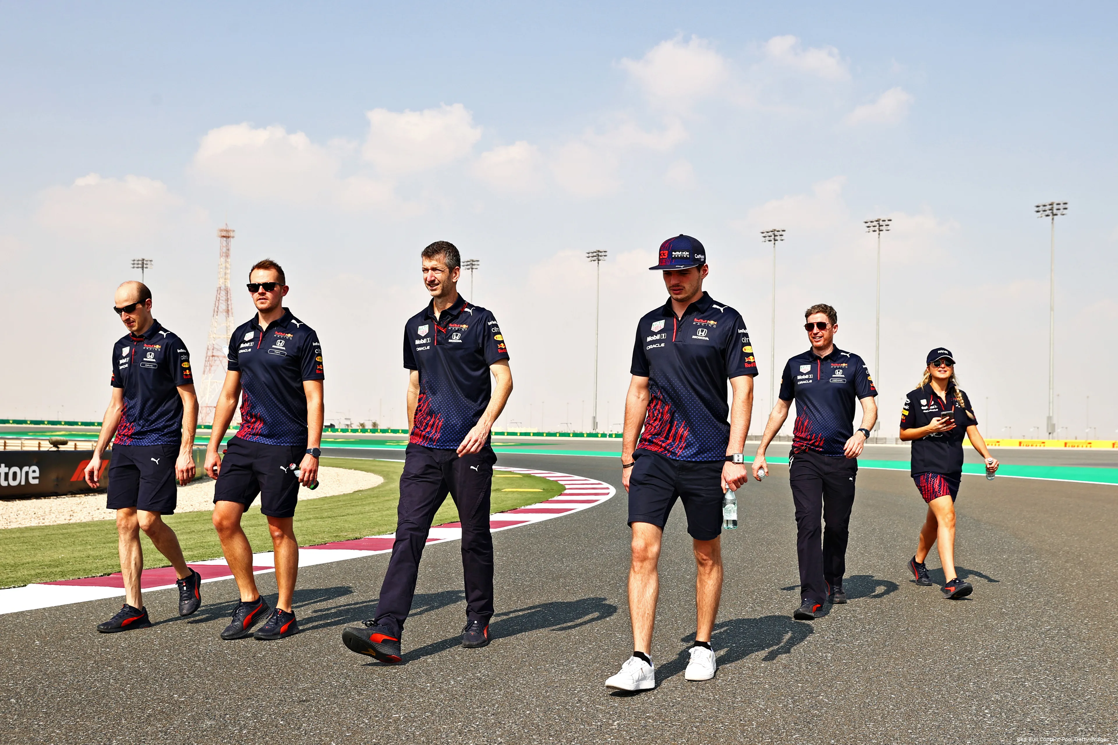 Verstappen trackwalk GP Qatar 2021