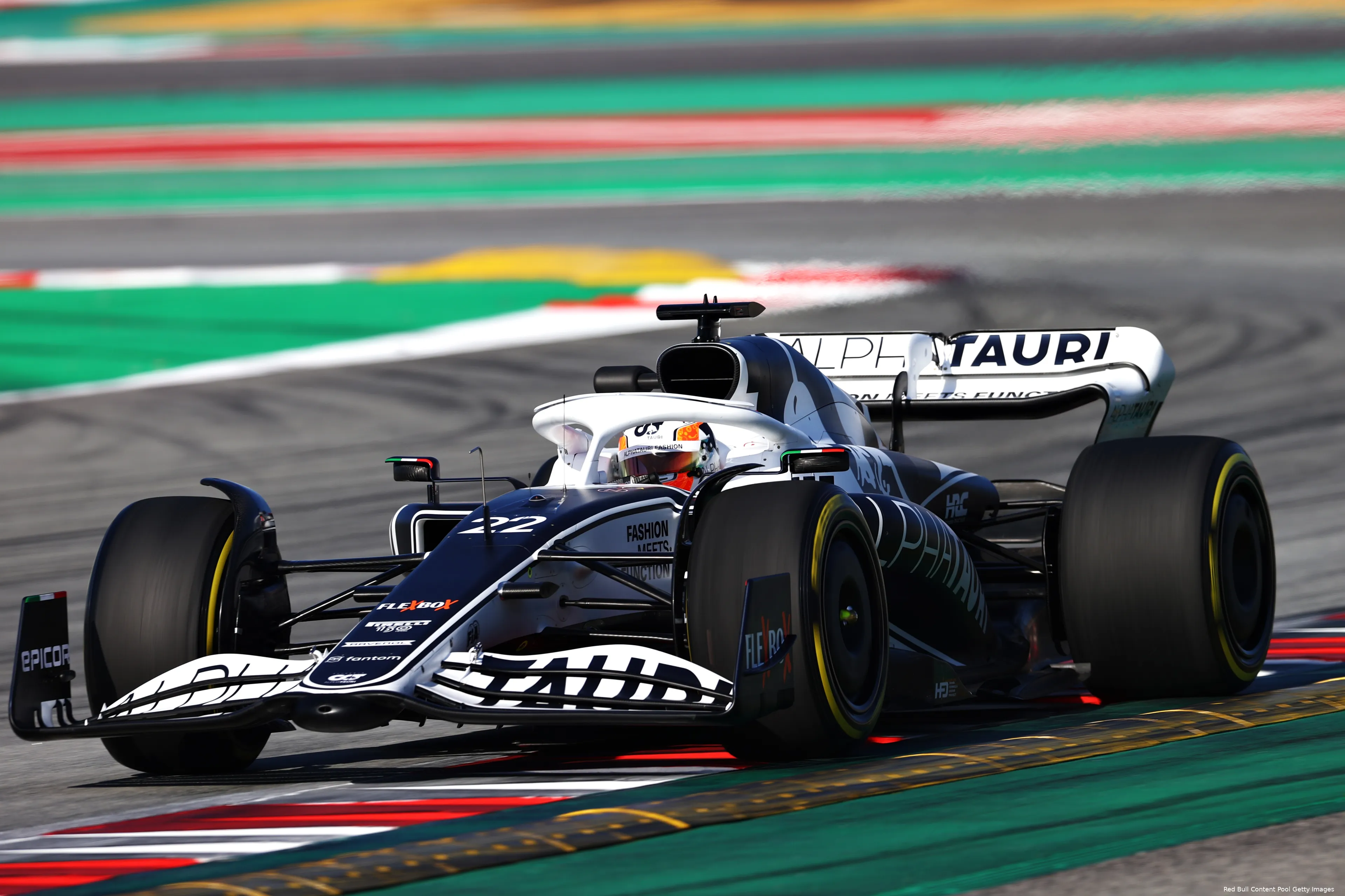 Tsunoda Testdag 1 Barcelona 2022