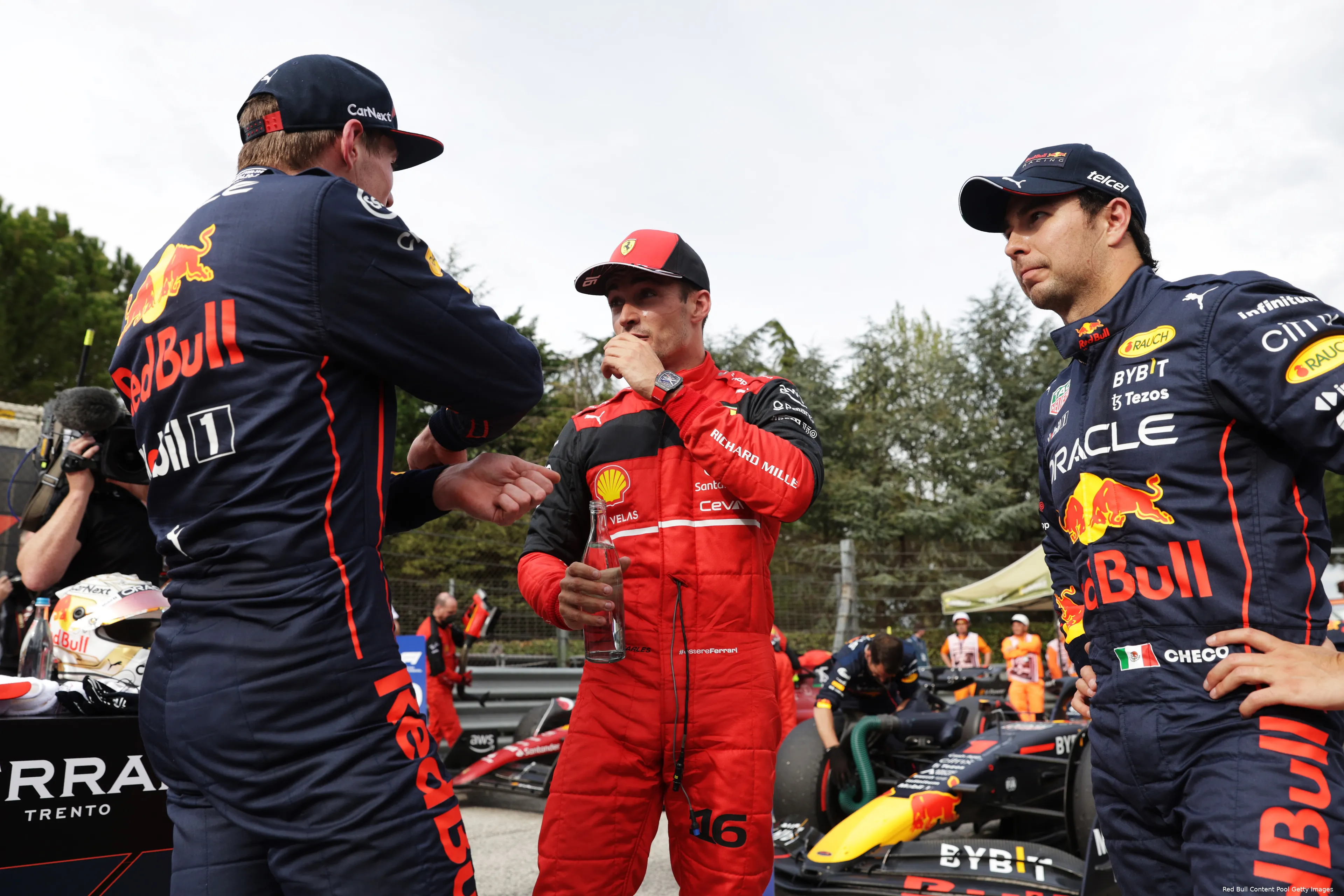 verstappen leclerc perez sprintrace imola 2022