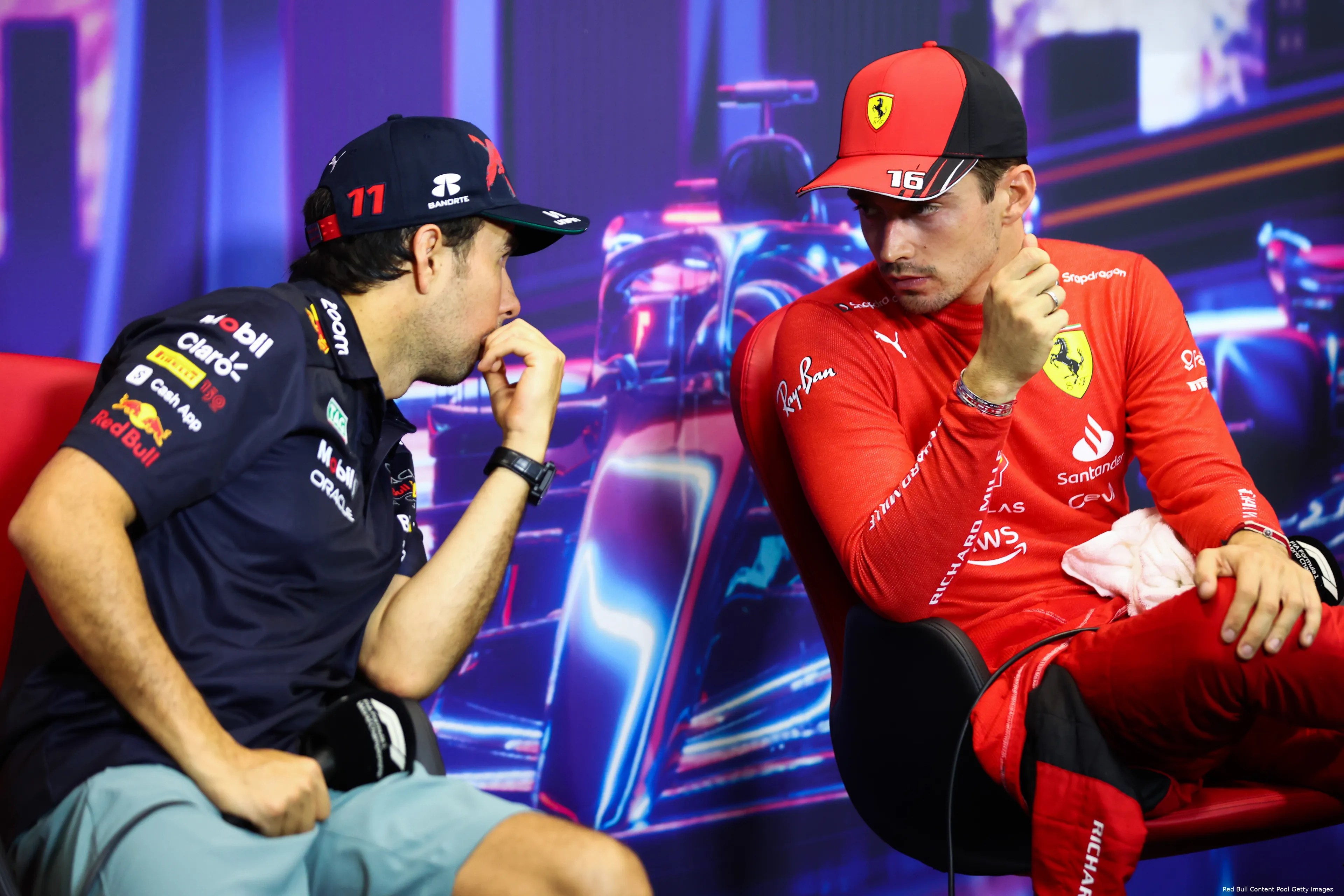 Perez Leclerc kwalificatie persco Singapore 2022