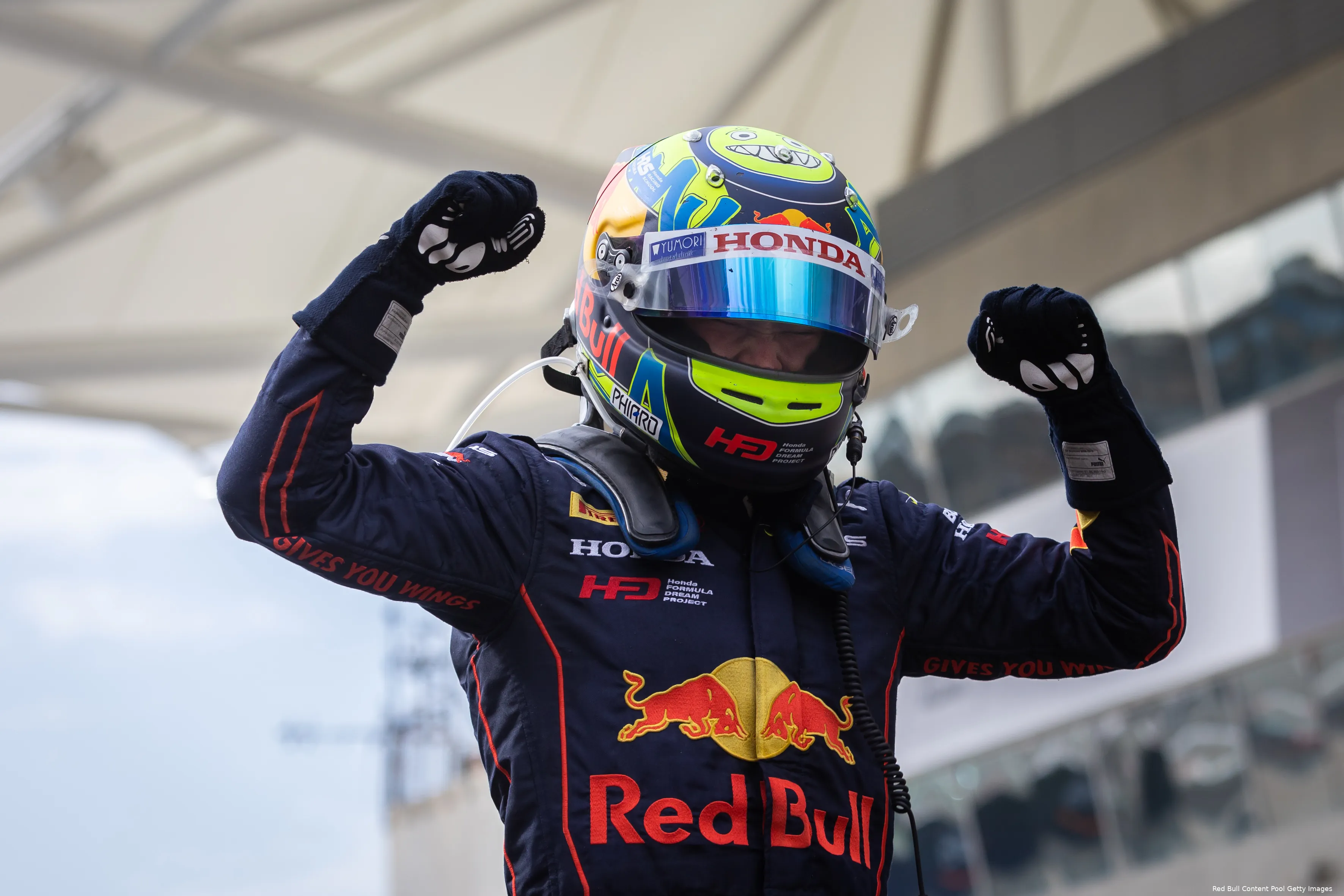 ayumu iwasa dams red bull junior team f2 abu dhabi 2022
