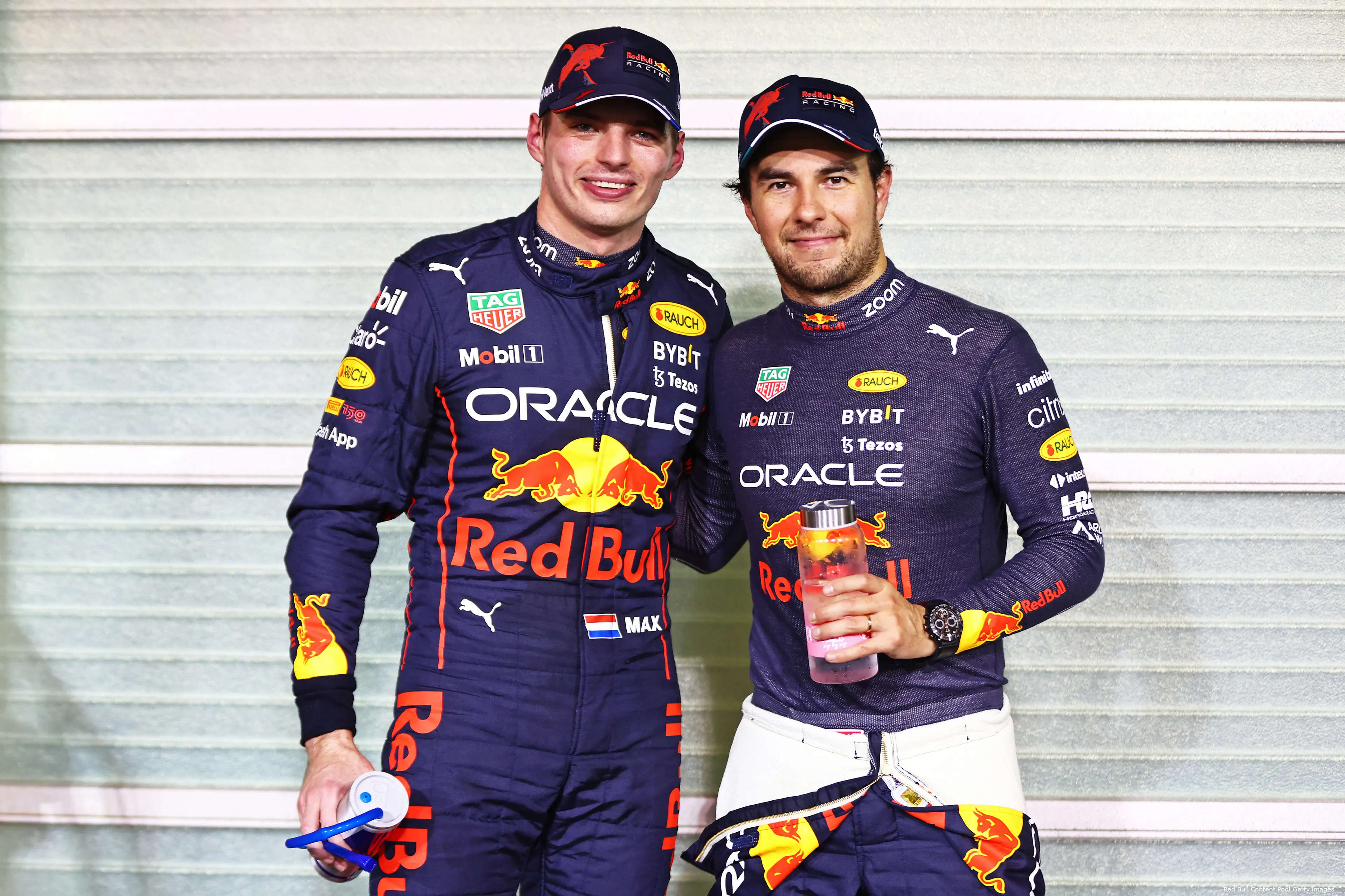 Max Verstappen Sergio Pérez Red Bull Racing F1 GP Abu Dhabi 2022