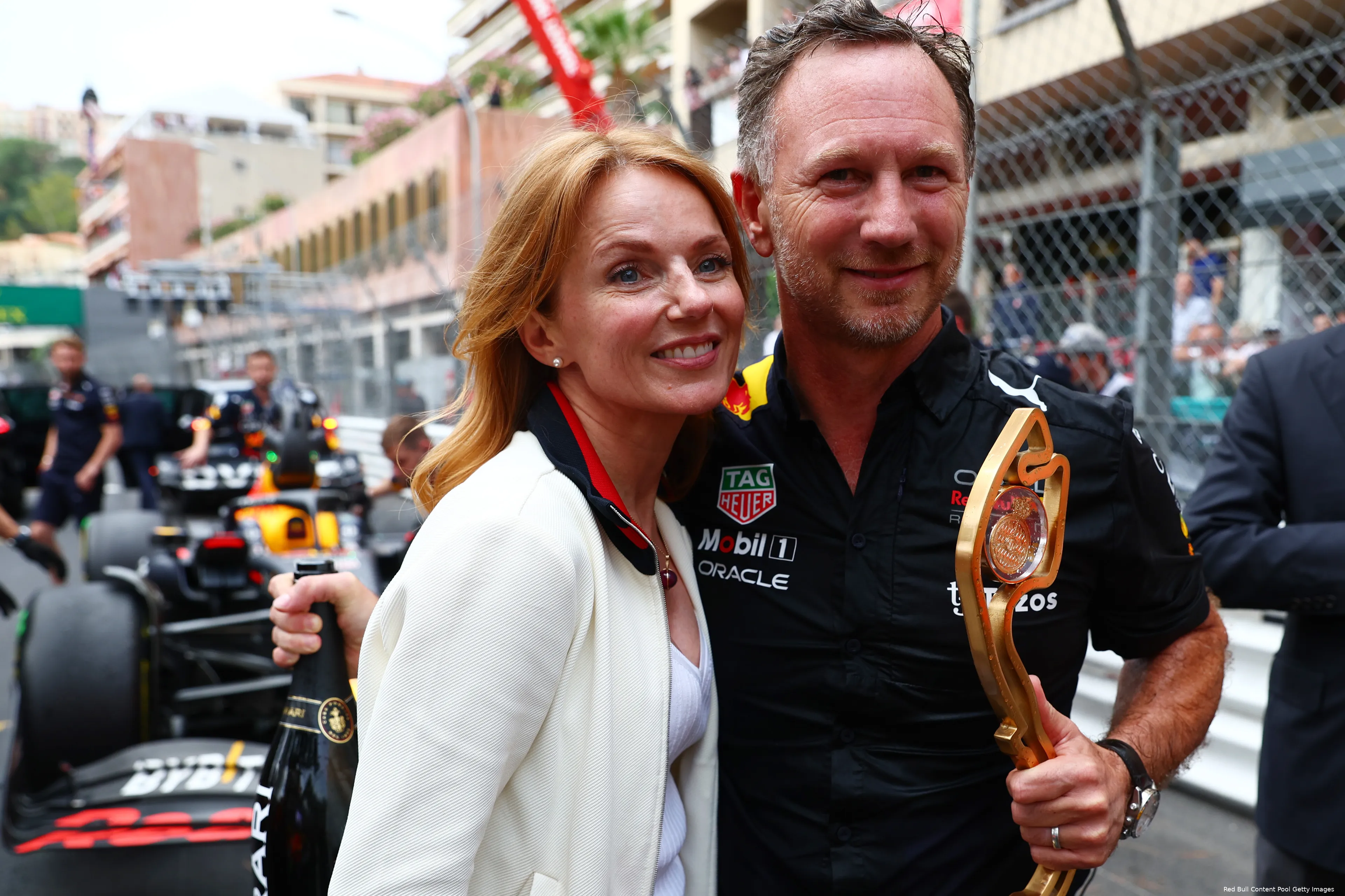 geri halliwell christian horner red bull racing f1 gp monaco 2022