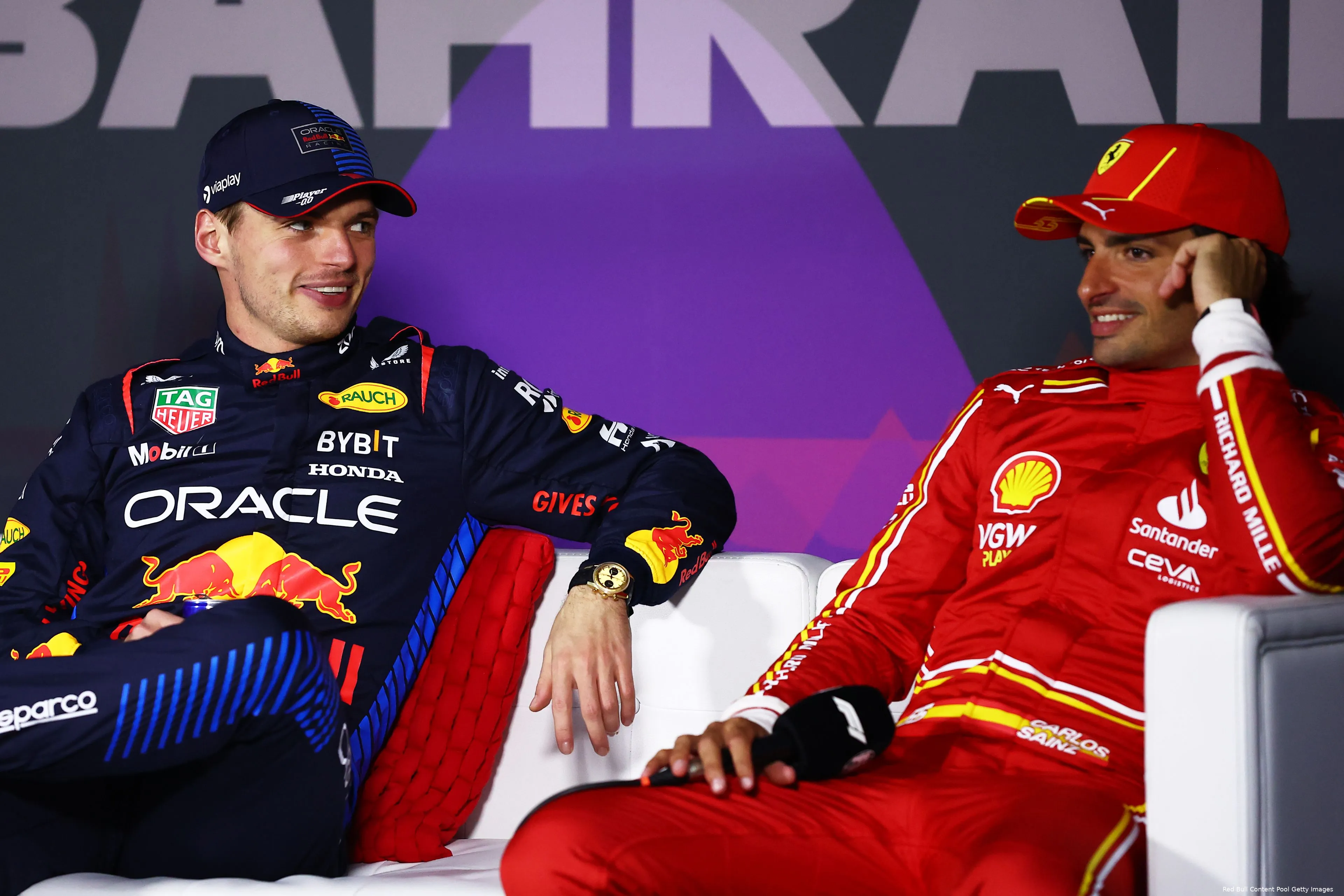 carlos sainz max verstappen red bull bahrein gp 2024