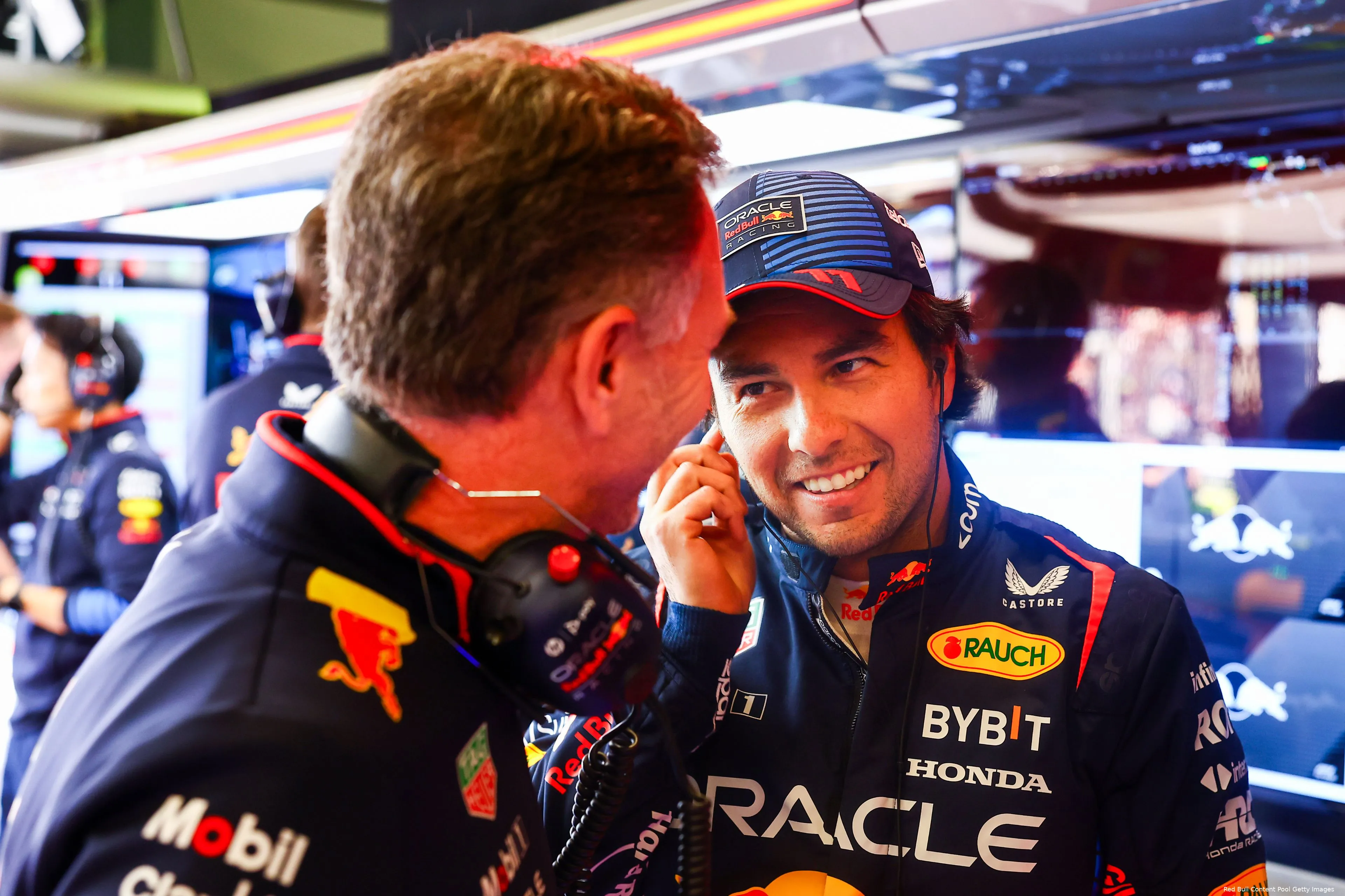 sergio perez christian horner gpaustralie redbullracing