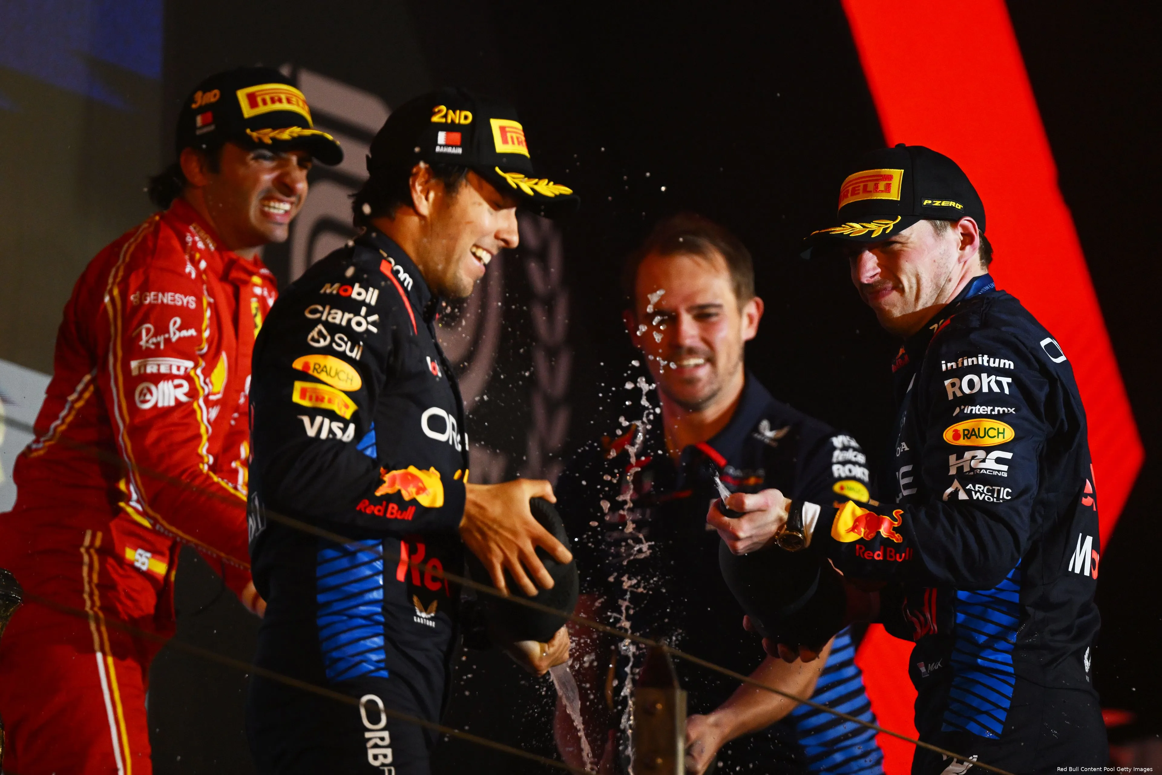 sergio perez max verstappen red bull bahrein gp 2024