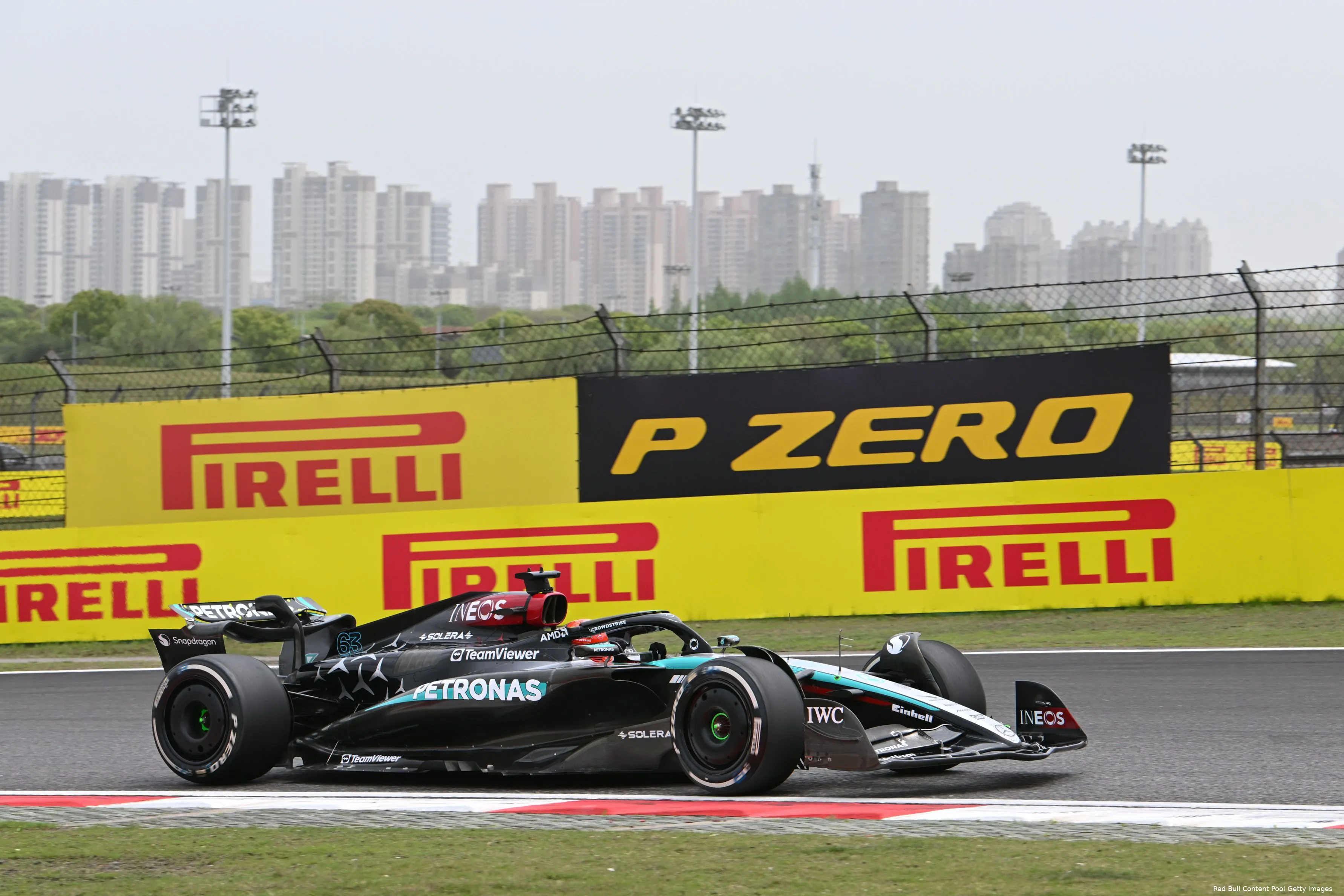 george russell mercedes china 2024