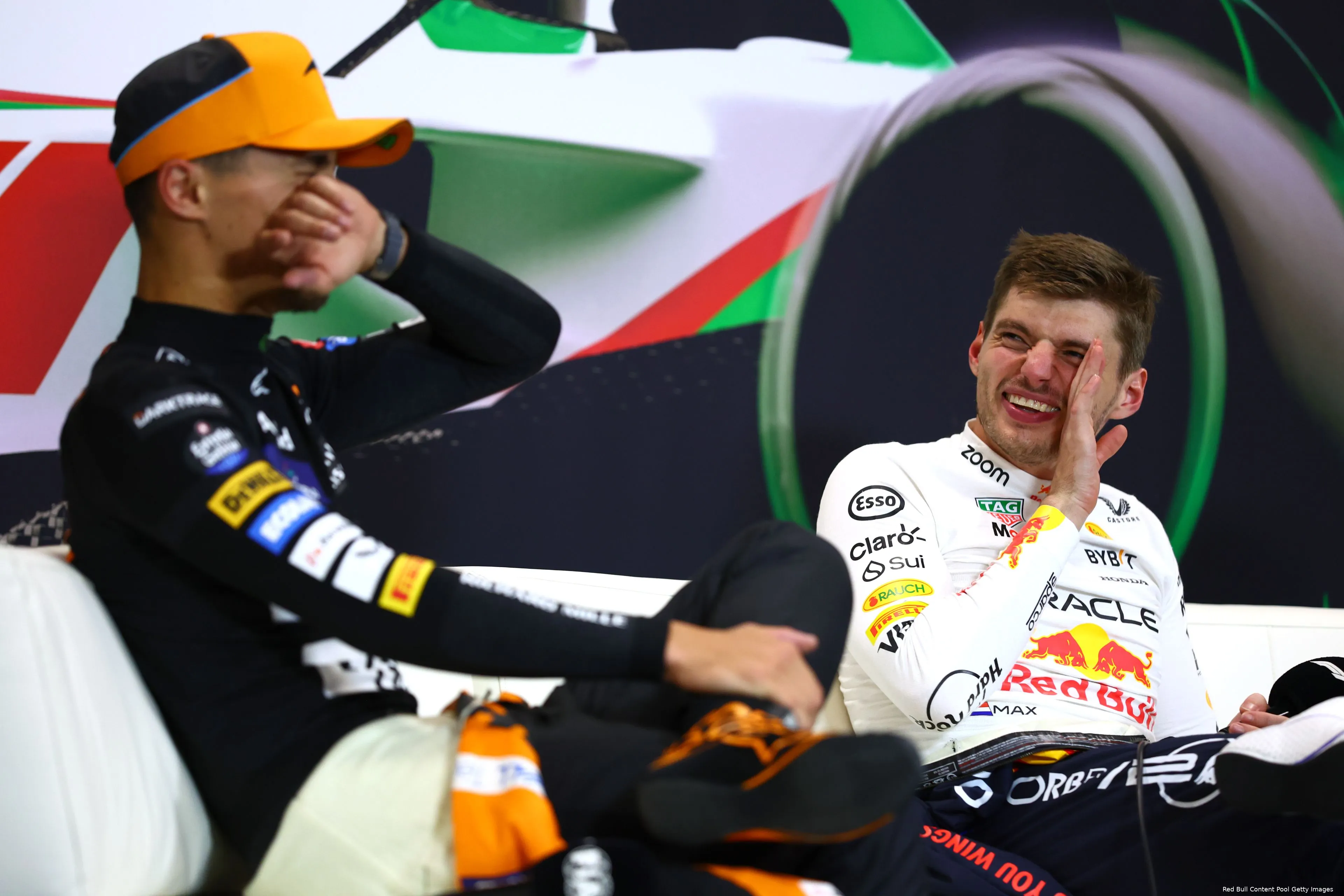 imola 2024 max verstappen imola lach grappig 2