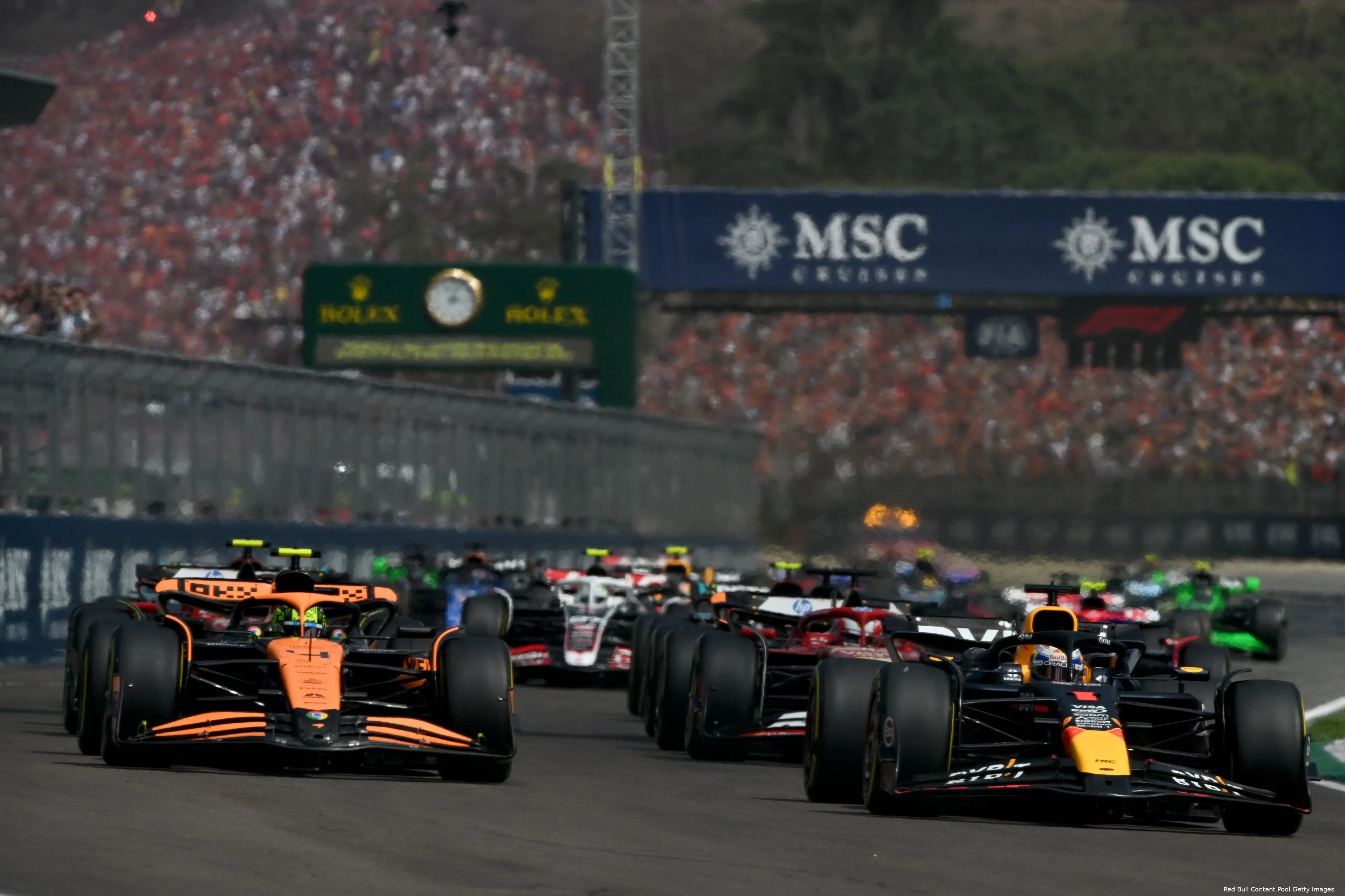 imola 2024 start max verstappen lando norris charles leclerc carlos sainz oscar piastri 1 22
