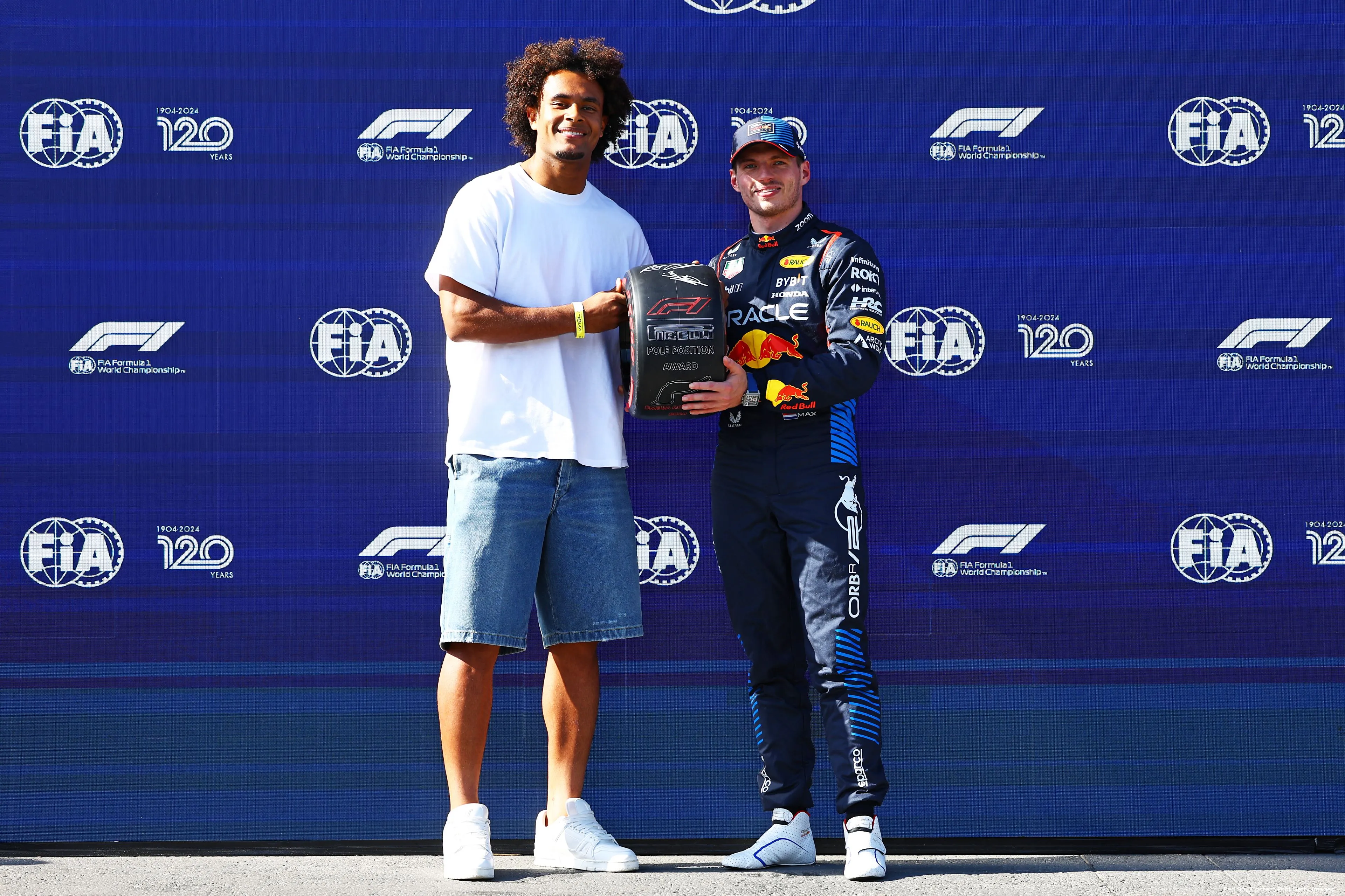max verstappen pole position imola 2024 4 bandje