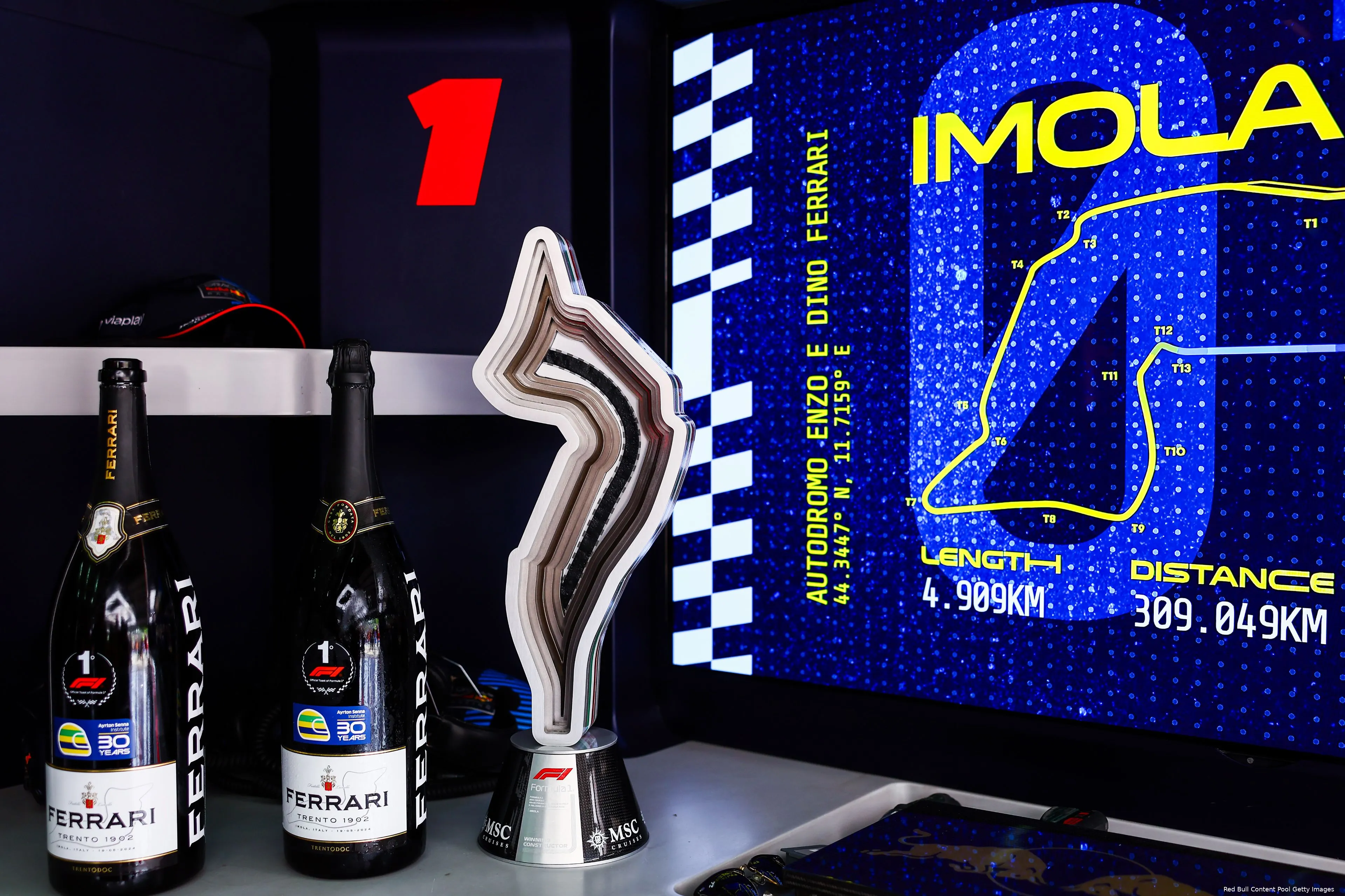 max verstappen win red bull racing imola 2024 juich 2 bekers