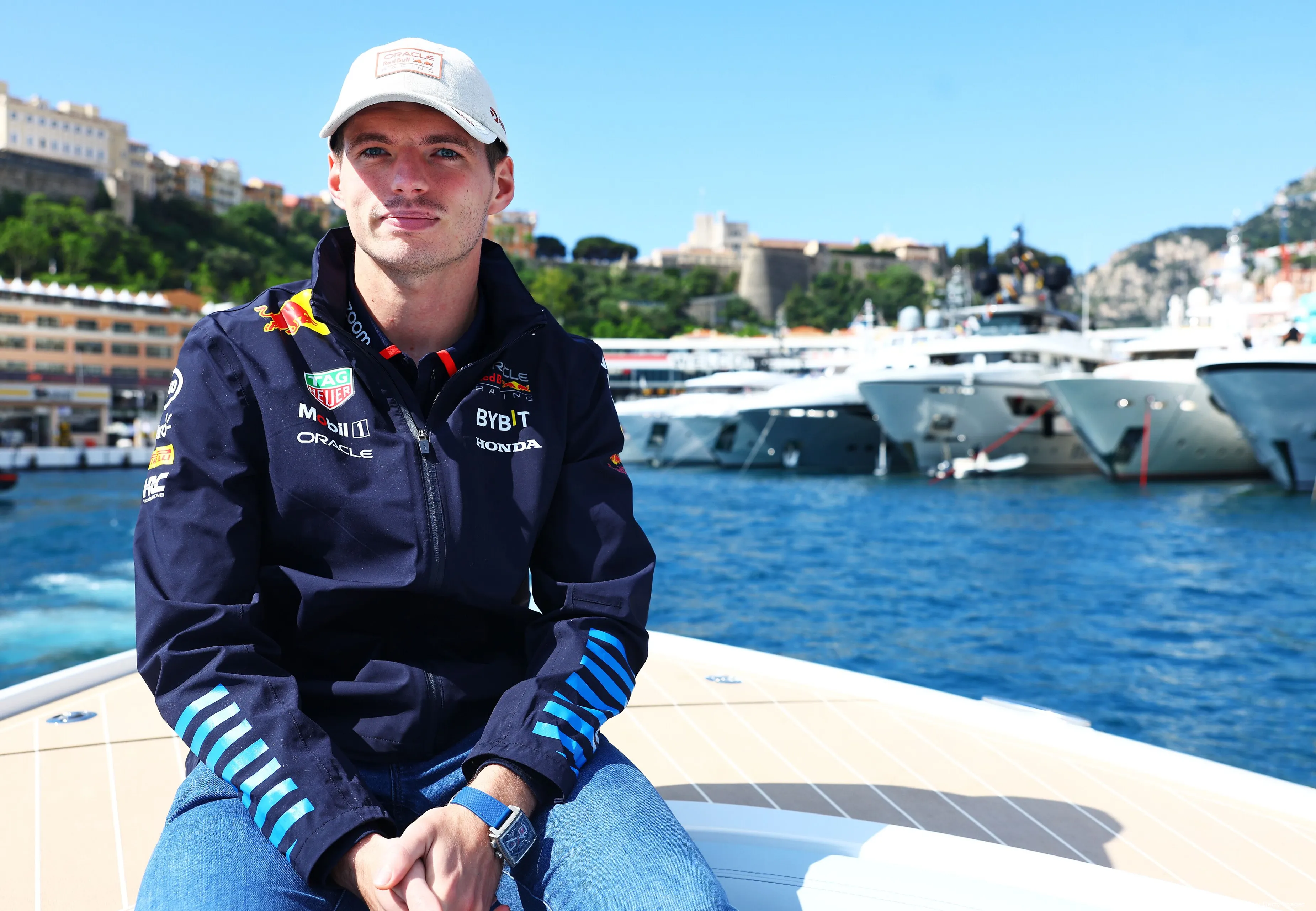 red bull racing monaco 2024 max verstappen donderdag boot