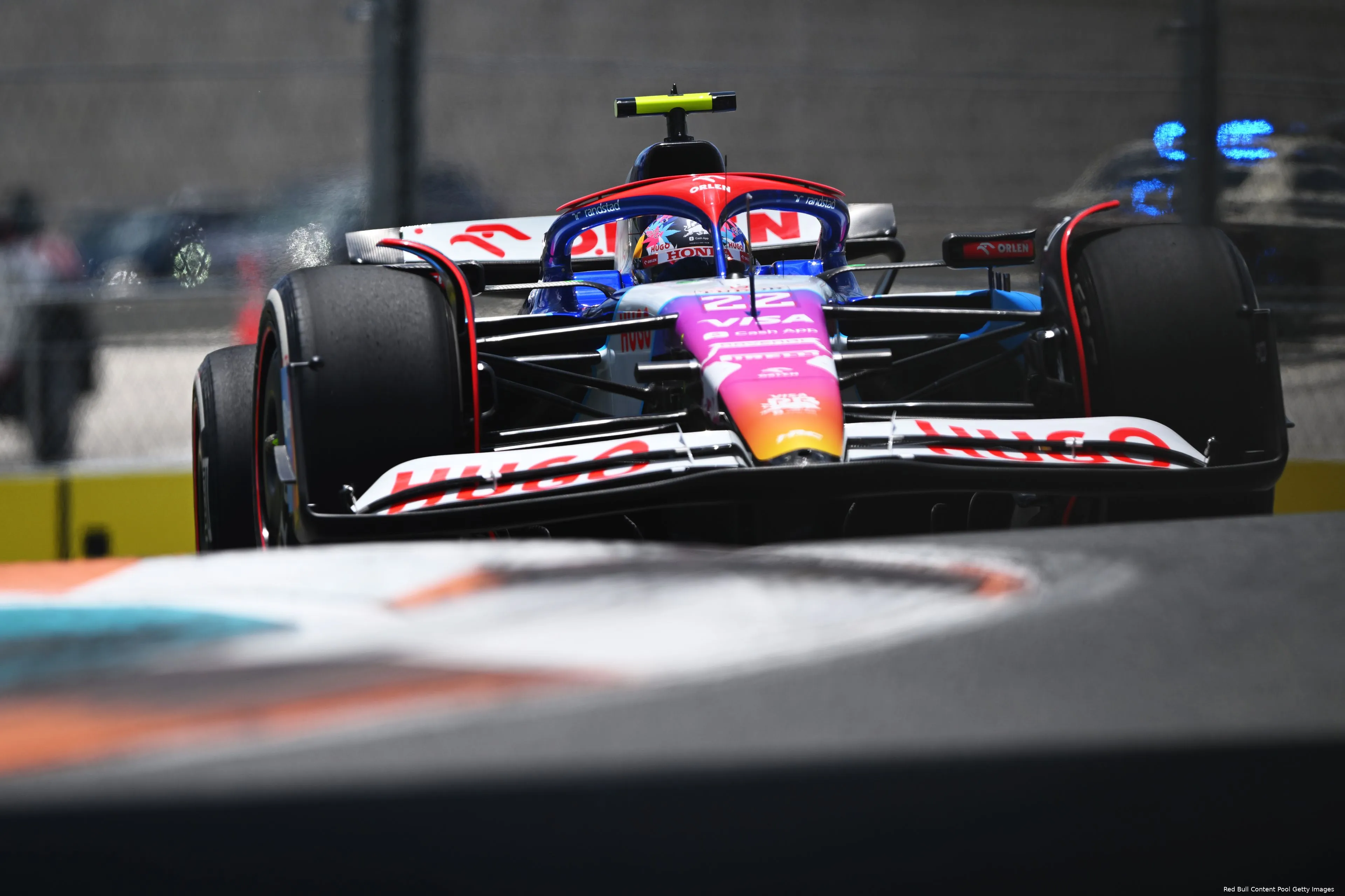 yuki tsunoda visa cash app rb vcarb miami 2024 livery 2